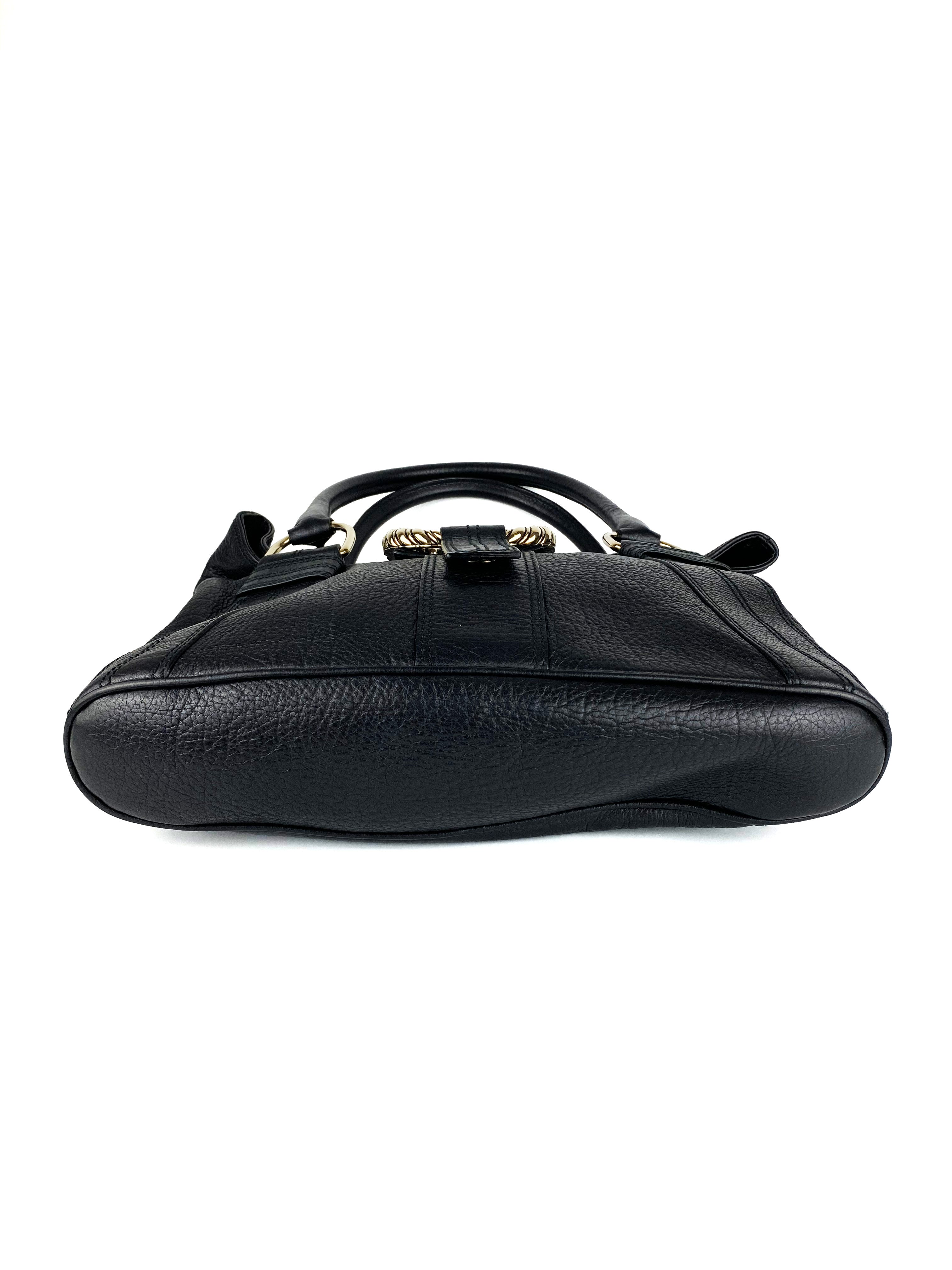Bvlgari Black Leoni Lion Bag - Luxury Leather Handbag for Women | Perfect for Evening Parties, Date Nights & Special Occasions