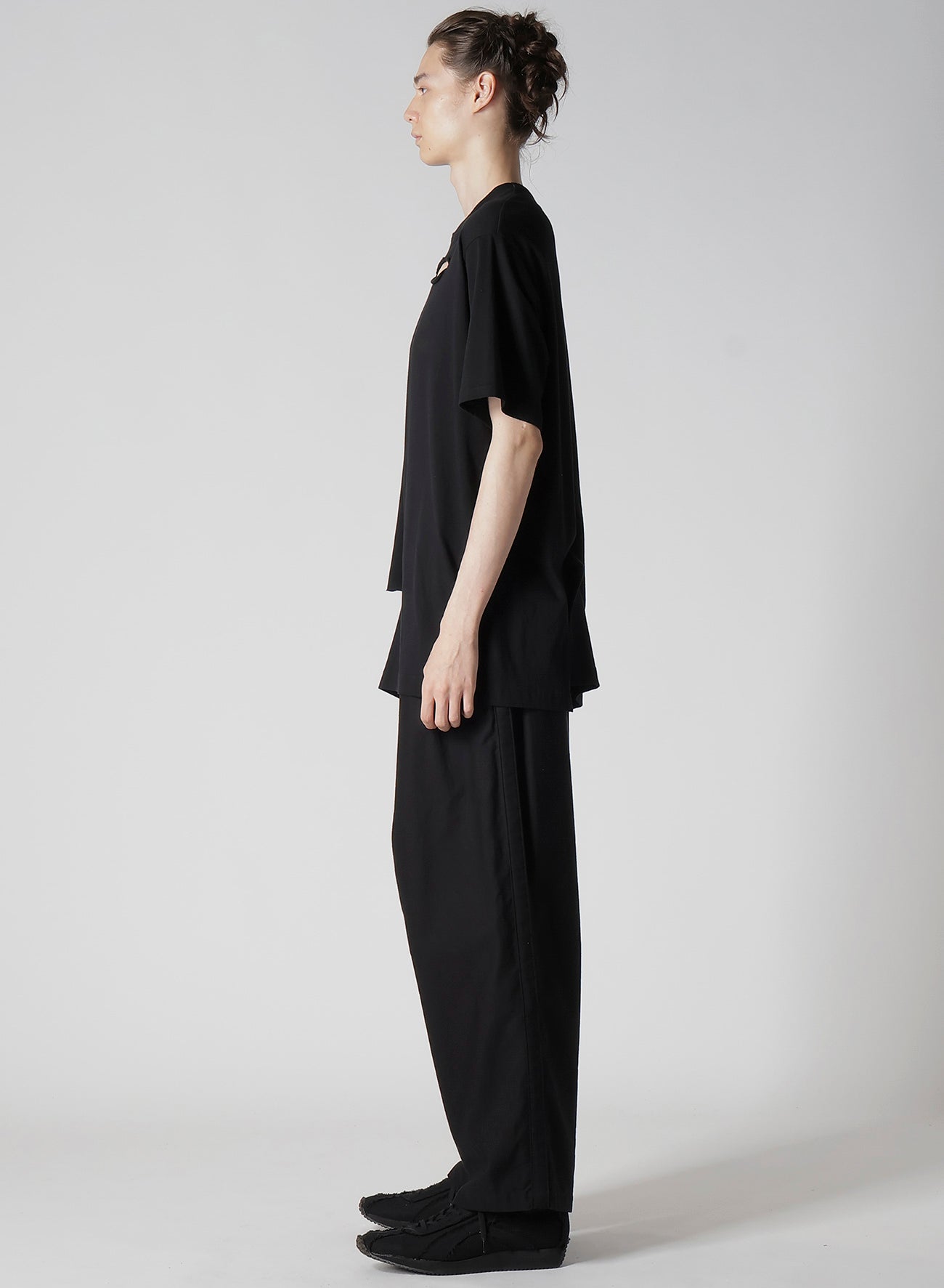 Combed Single Jersey Slit Detail Sleeve T-Shirt for Women - Soft & Comfortable Casual Tee for Everyday Wear, Outings, and Layering