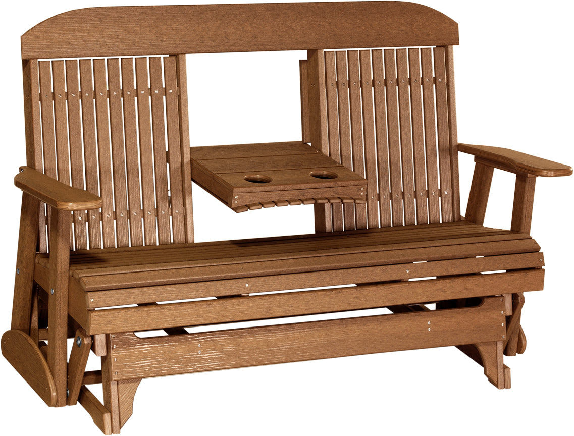 LuxCraft 5-Foot Classic Glider Rocking Chair - Perfect for Nursery, Bedroom, or Porch Relaxation | Comfortable & Stylish Seating for Parents & Seniors
