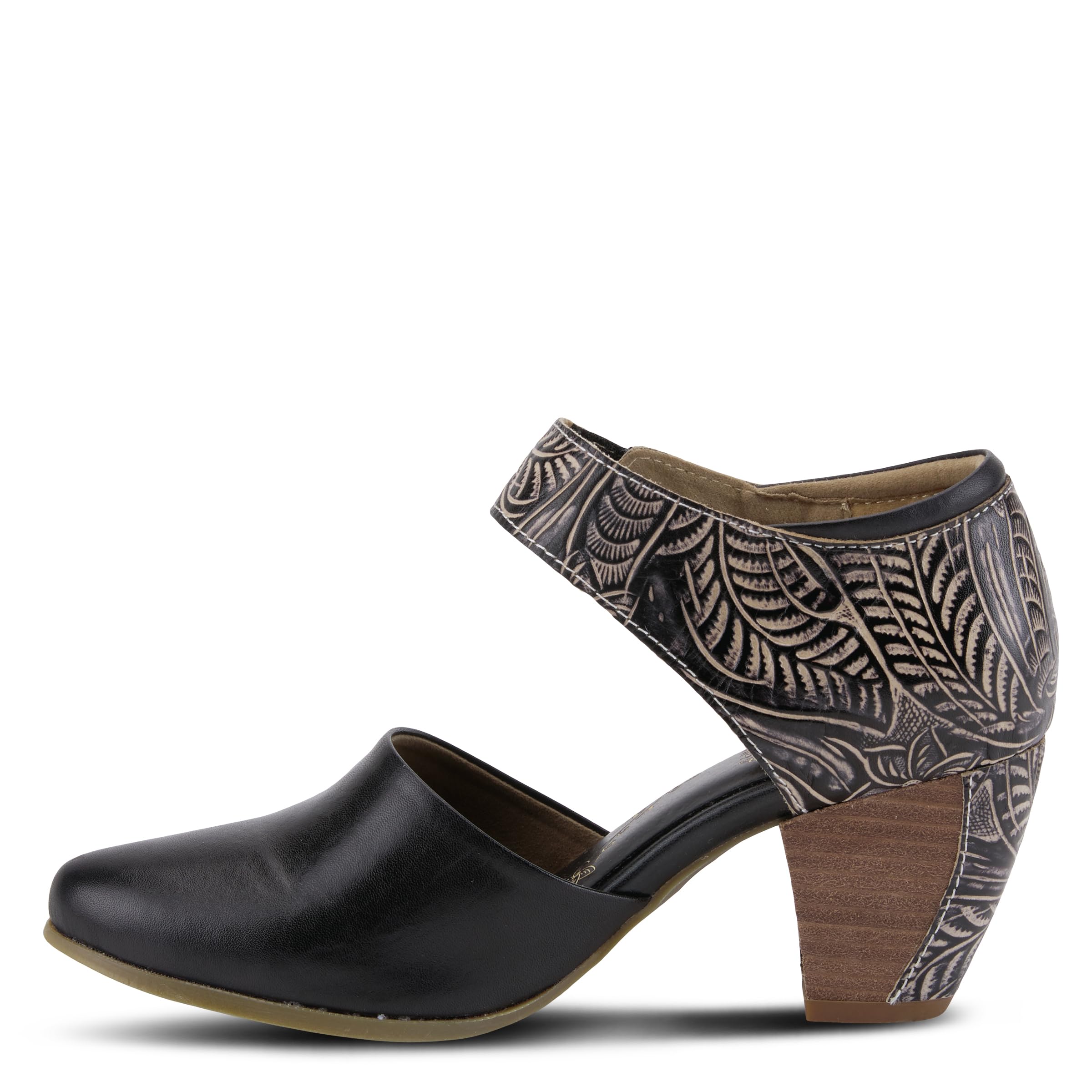 Spring Step L'Artiste Women's Comfortable Toolie Pump - Stylish Low Heel Dress Shoes for Work, Office & Special Occasions