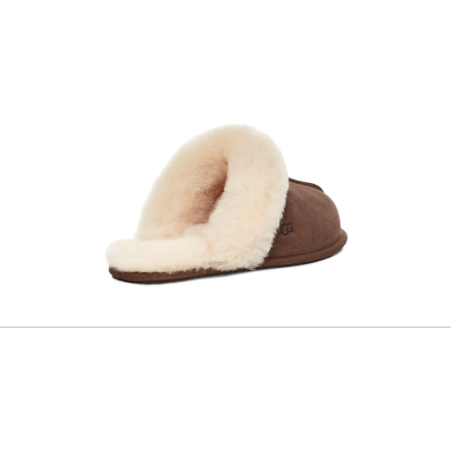 UGG Women's Scuffette II Slippers - Cozy Faux Fur Lined House Shoes in Espresso Brown | Warm Indoor/Outdoor Comfort for Winter & Home Relaxation