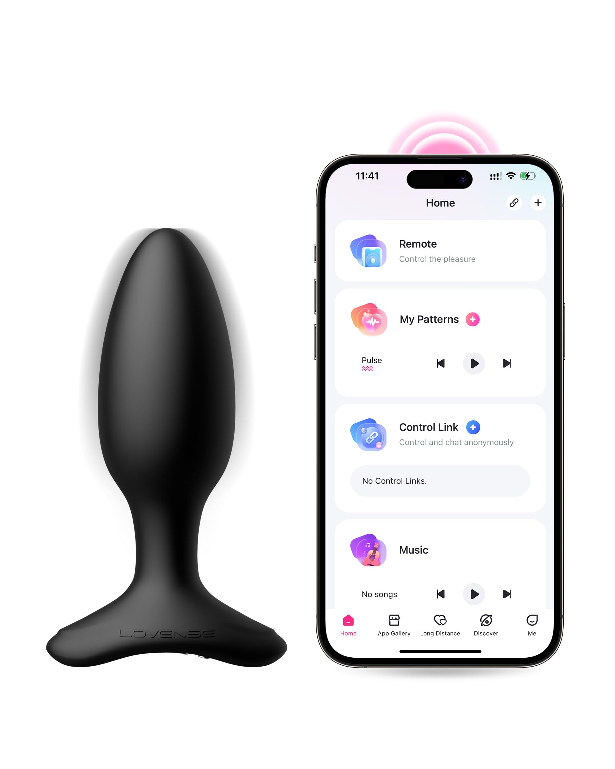 LOVENSE Hush 2 Vibrating Butt Plug 1.5 Inch - Remote Control Silicone Anal Vibrator for Men & Women, Waterproof Rechargeable Adult Sex Toy for Couples | Perfect for Long Distance Play, Solo Exploration & Spicing Up Intimate Moments