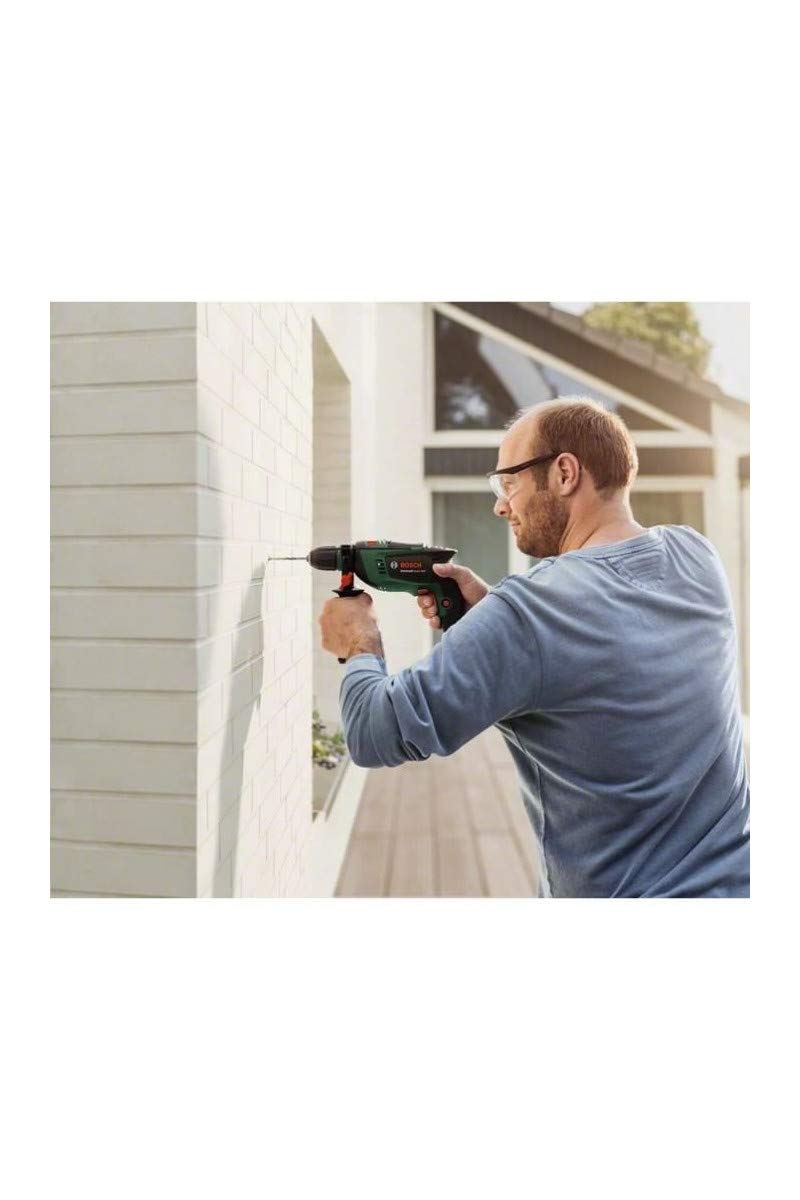 Bosch UniversalImpact 800 Hammer Drill - 800W Power Drill with Case - Perfect for DIY Projects, Home Renovations & Professional Construction Work