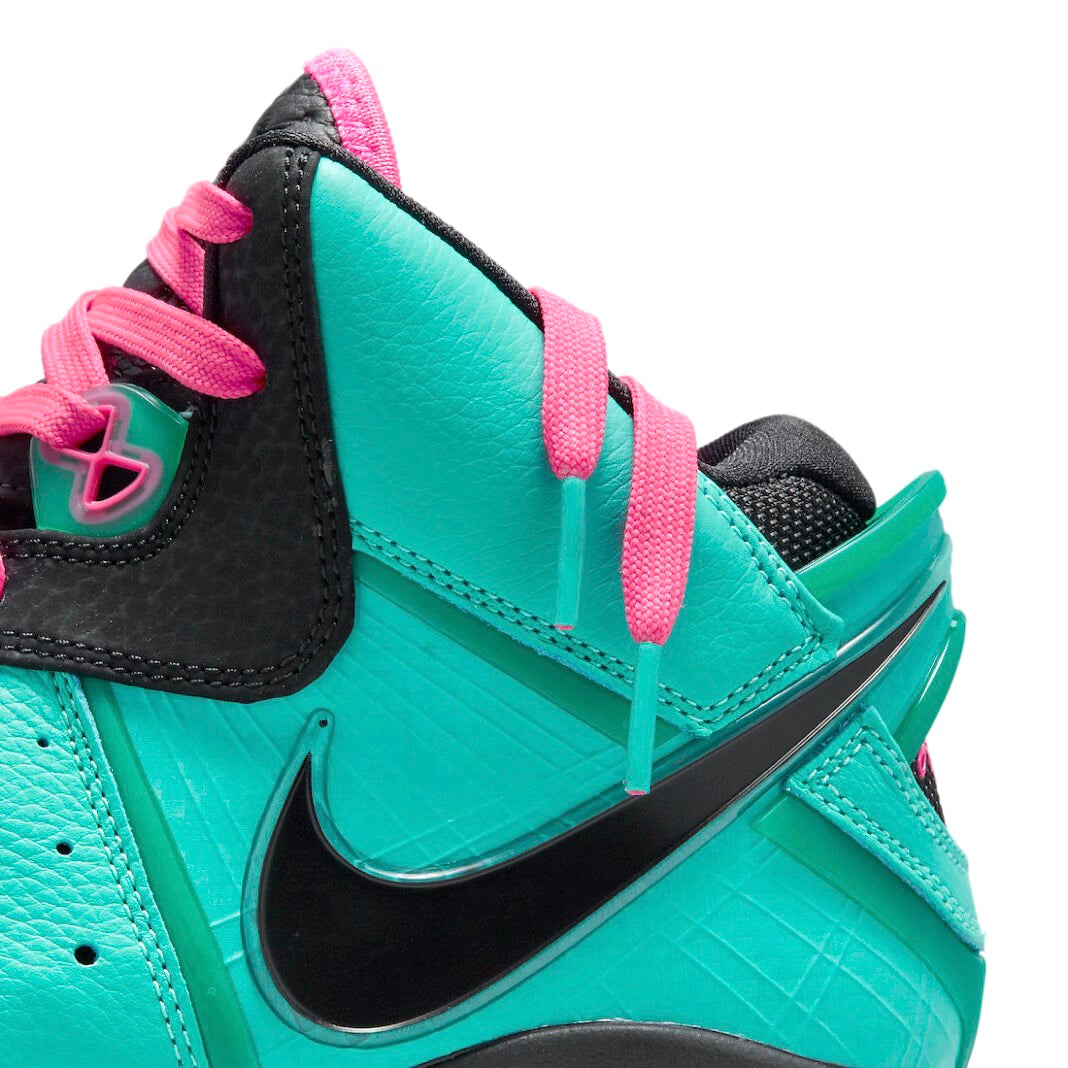 Nike LeBron 8 South Beach 2021 Retro Men's Basketball Shoes - Black/Pink Flash - Limited Edition Sneakers for Sports & Streetwear Fashion