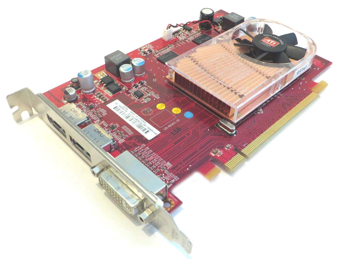 HP 538052-001 ATI Radeon HD4650 1GB GDDR3 Graphics Card with DVI & Dual DisplayPort - PCI Express Video Card for Gaming, Multimedia & Dual Monitor Setup