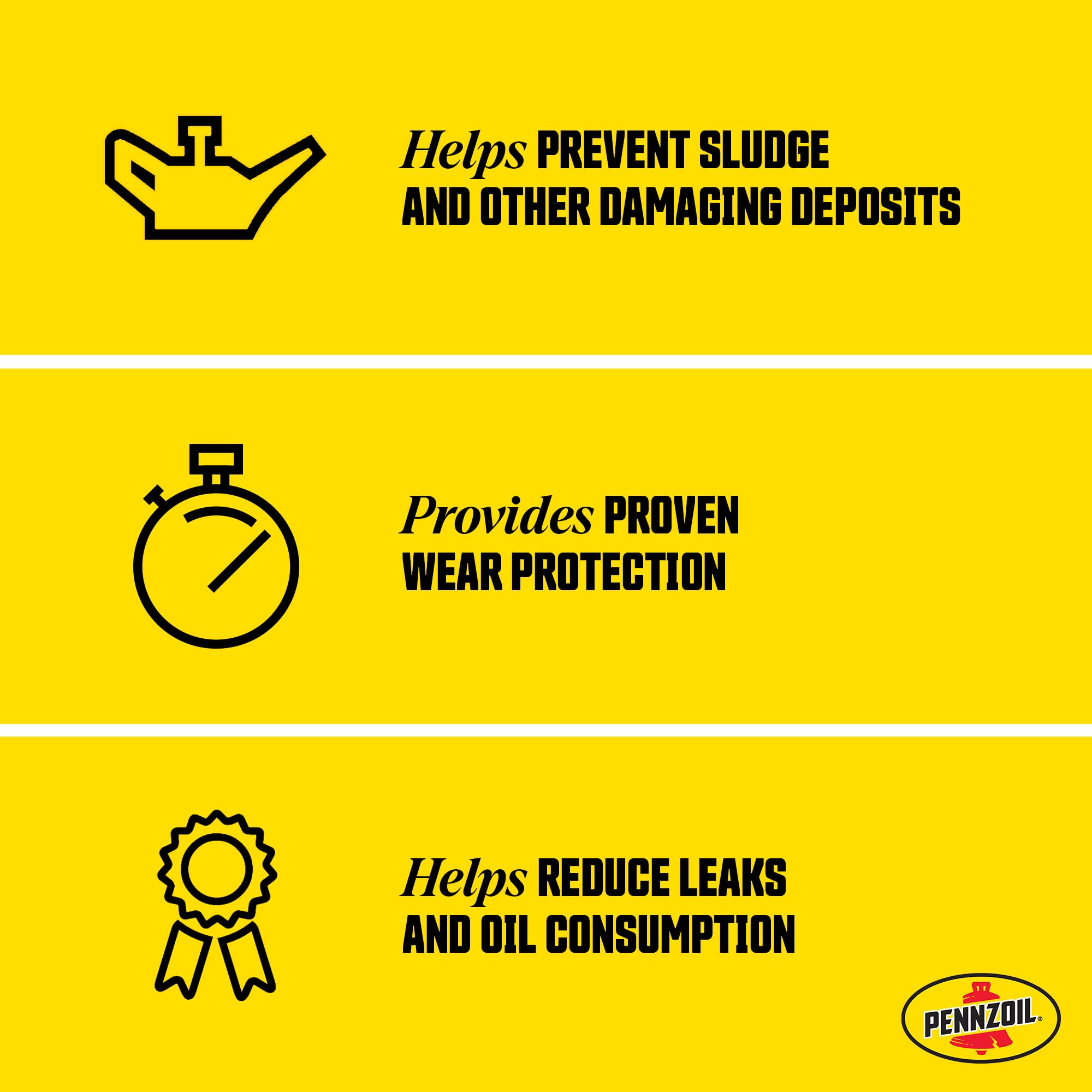 Pennzoil 10W-40 Full Synthetic Motor Oil - 6 Pack (1 Quart Each) - High Performance Engine Protection for Cars, Trucks & SUVs - Ideal for Daily Commuting, Highway Driving & Extreme Temperatures