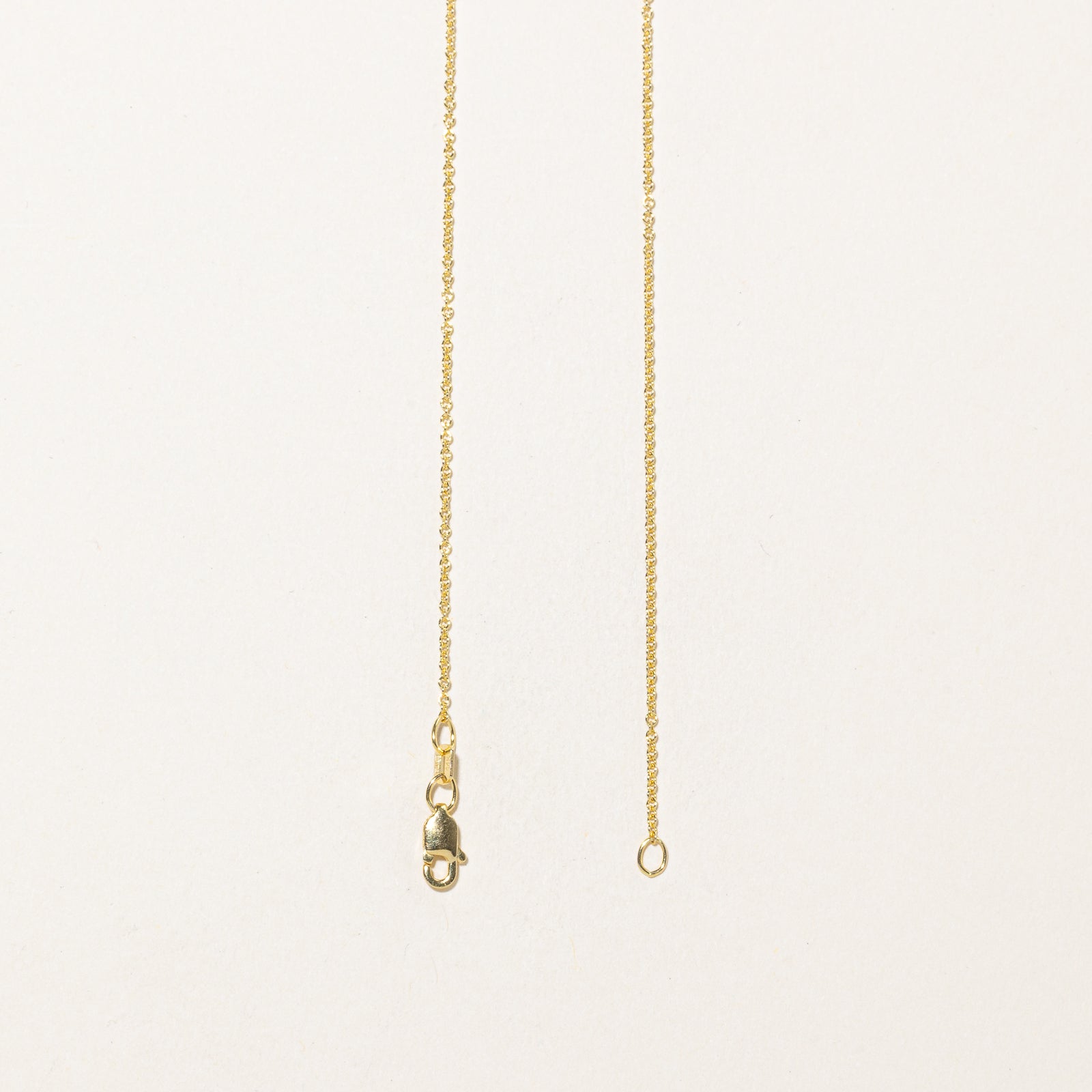 Effy 14K Yellow Gold Cable Link Chain Necklace - 18 Inch Classic Cable Chain for Women, Perfect for Layering, Everyday Wear & Special Occasions