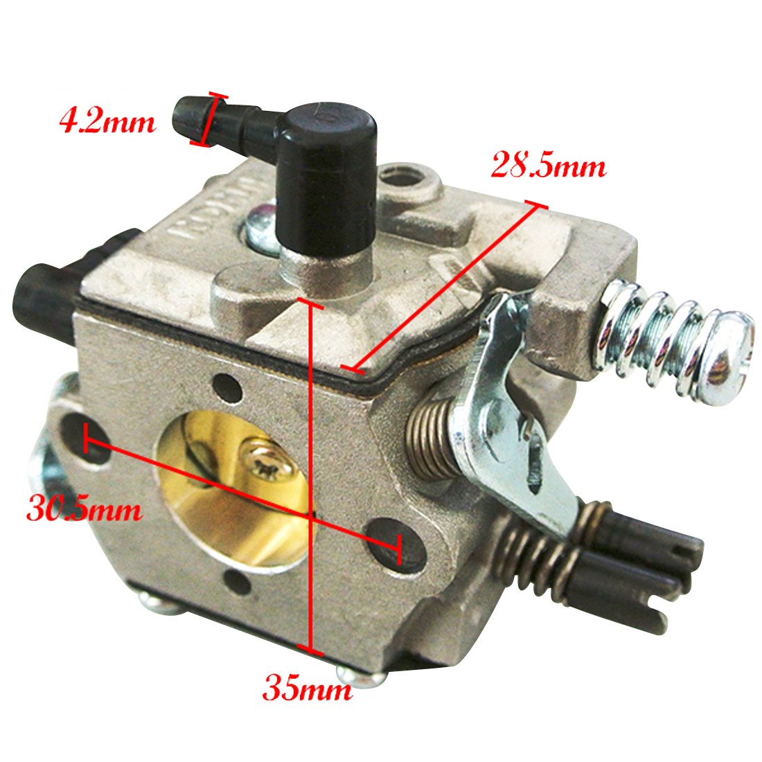 High-Performance Carburetor for 45cc 52cc 58cc Chainsaws - Compatible with TARUS T4500 T5200 & VIRON VR4500 VR5200 - Perfect for Wood Cutting, Tree Trimming, and Landscaping