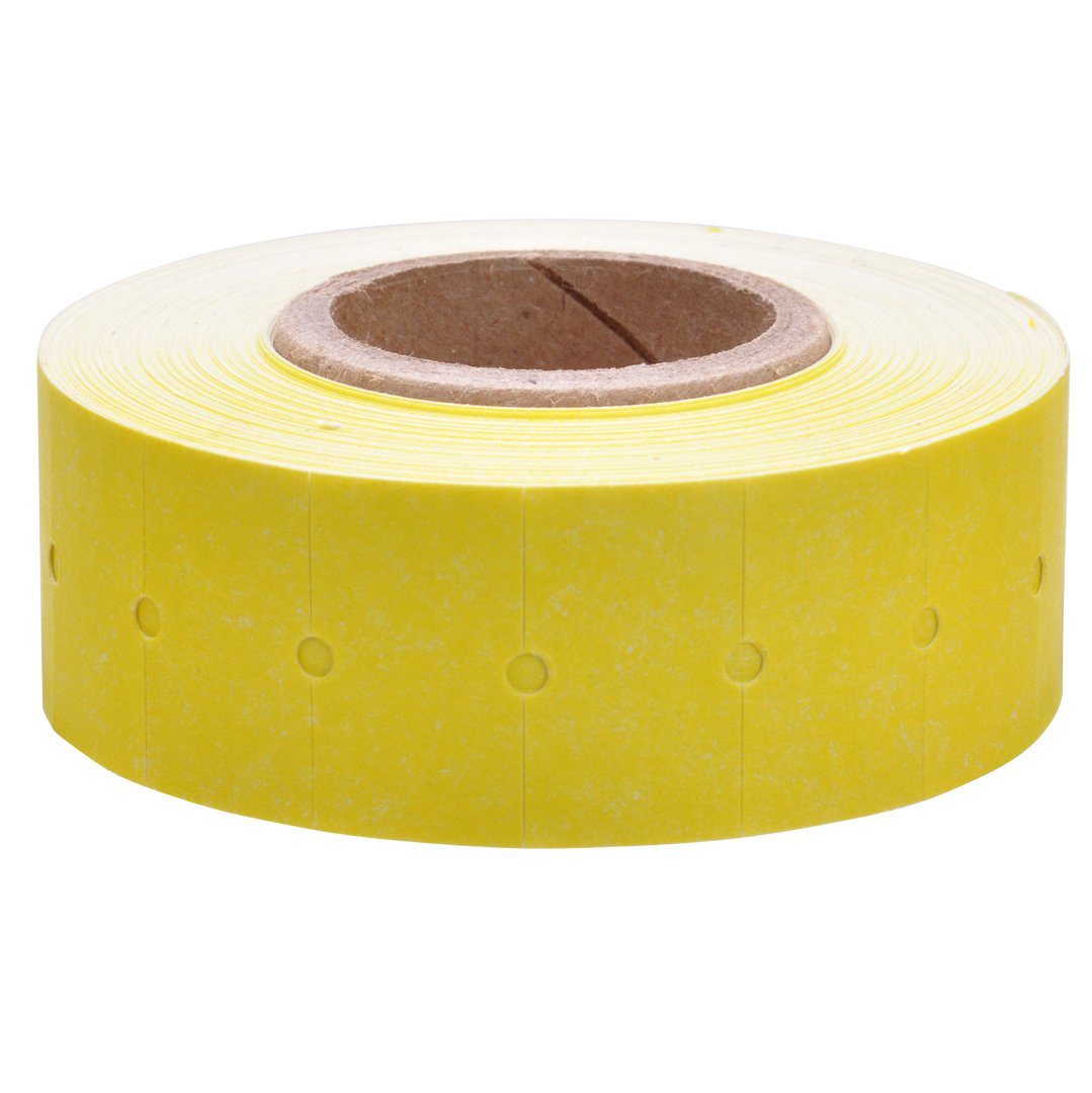 No Tamper Proof Yellow Labels 16 Pack for Avery Dennison/Sato M1 Price Guns - Office & Retail Use