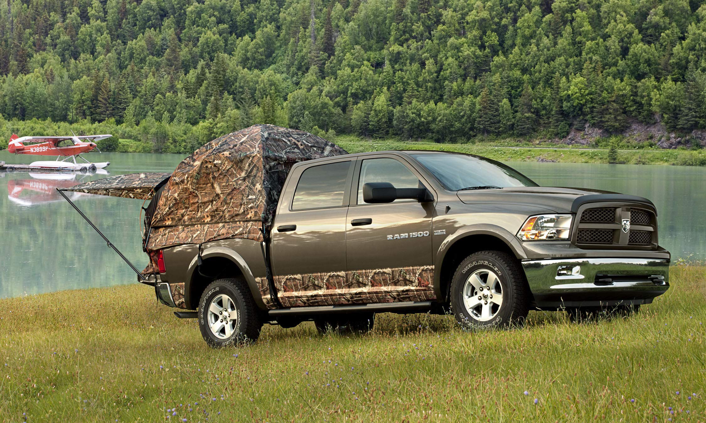 Napier Sportz Truck Bed Tent - Camouflage Design for Camping & Outdoor Adventures | Perfect for Pickup Trucks