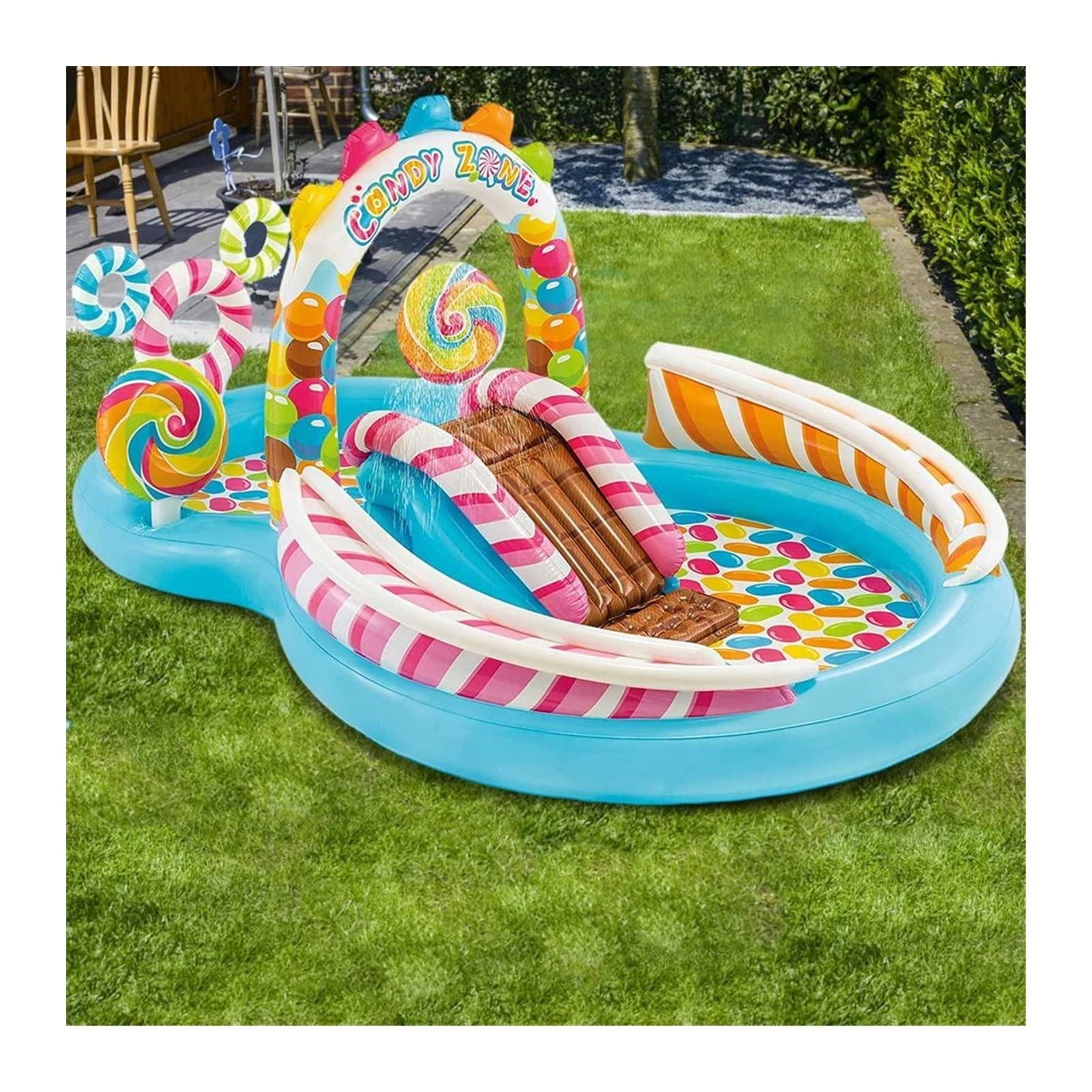 JTWMY PVC Plastic Nylon Mesh Water Ball Set - Summer Fun Volleyball & Handball Game for Adults & Kids (22.7.20 Size) - Perfect for Pool Parties, Beach Games & Backyard Water Play