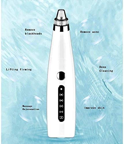 Electric Blackhead Remover Vacuum - 6 Adjustable Suction Probes for Deep Pore Cleaning, Acne Treatment & Facial Extraction | Perfect for Home Skincare & Spa Treatments
