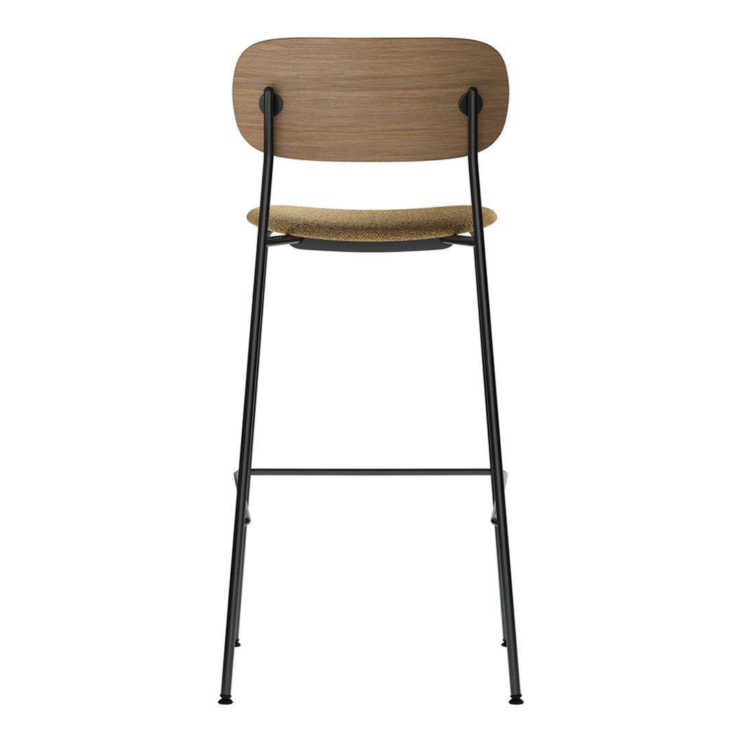 Co Bar Chair with Upholstered Seat - Modern Counter Height Stool for Kitchen Island, Bar, and Dining Room - Comfortable & Stylish Seating Solution