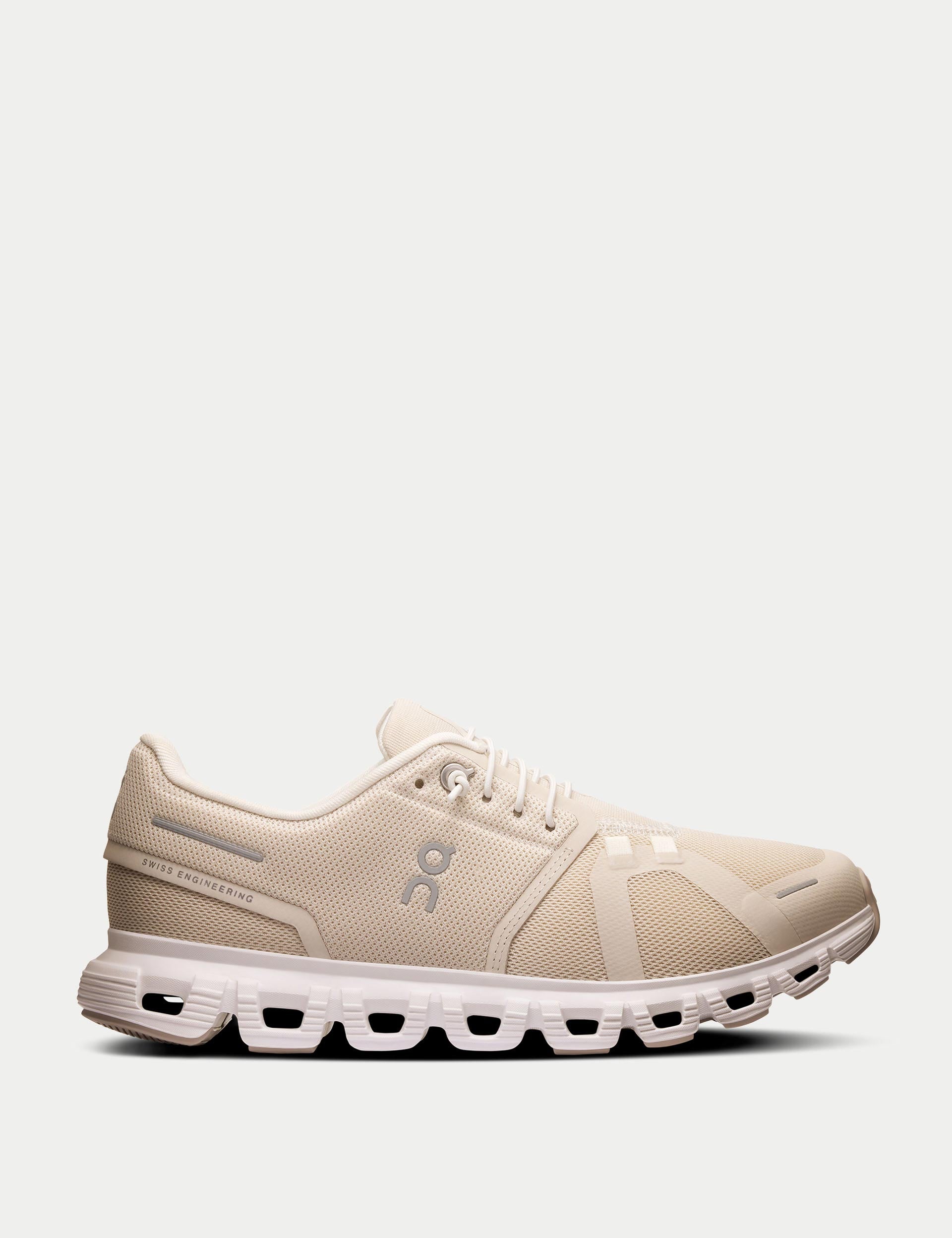 Cloud 6 Running Shoes - Pearl White Women's Athletic Sneakers for Jogging, Gym Workouts & Casual Wear