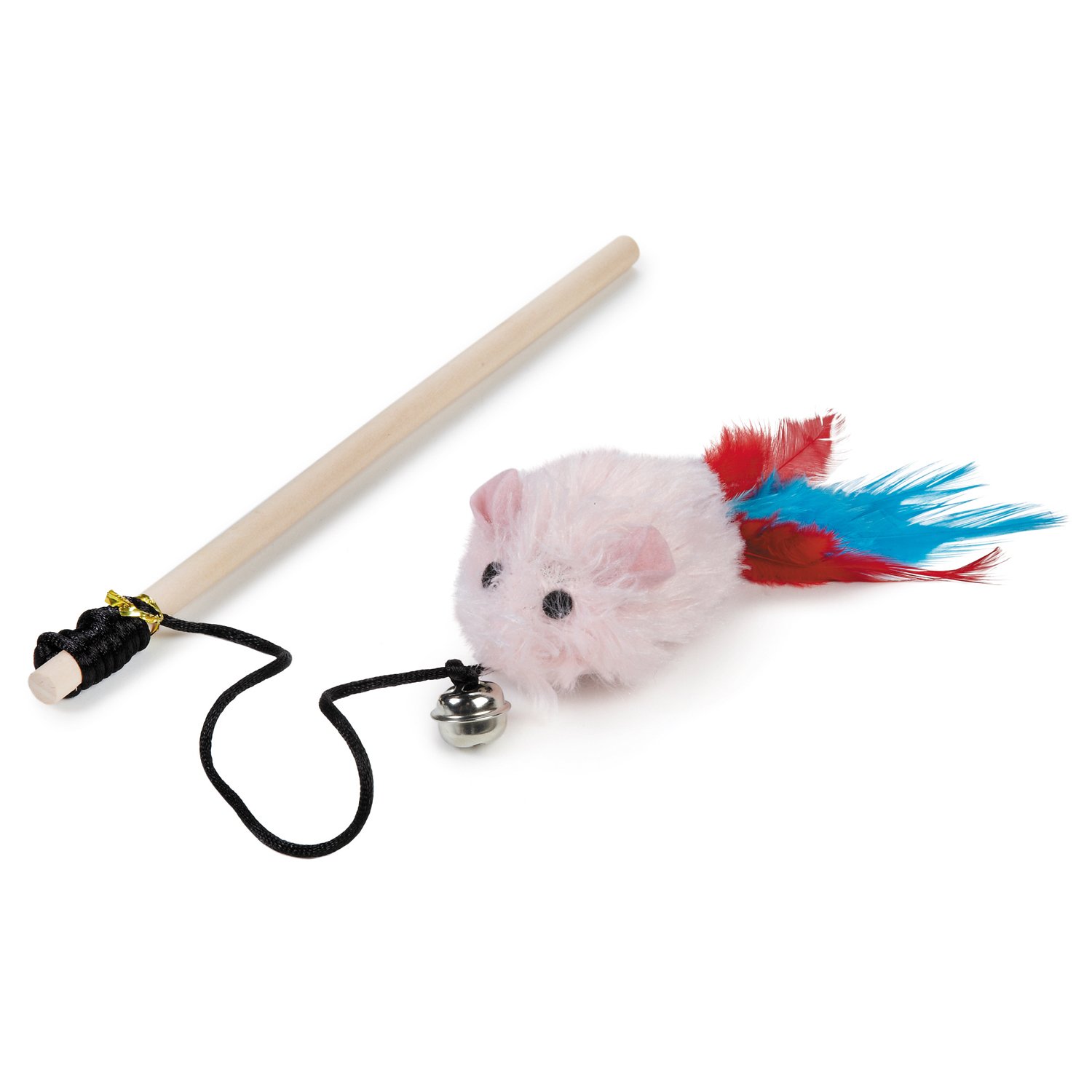 12-Piece Interactive Chase-It Cat Toys Set - Colorful Feather Wands & Balls for Indoor Play - Perfect for Kittens & Adult Cats to Exercise & Stay Active