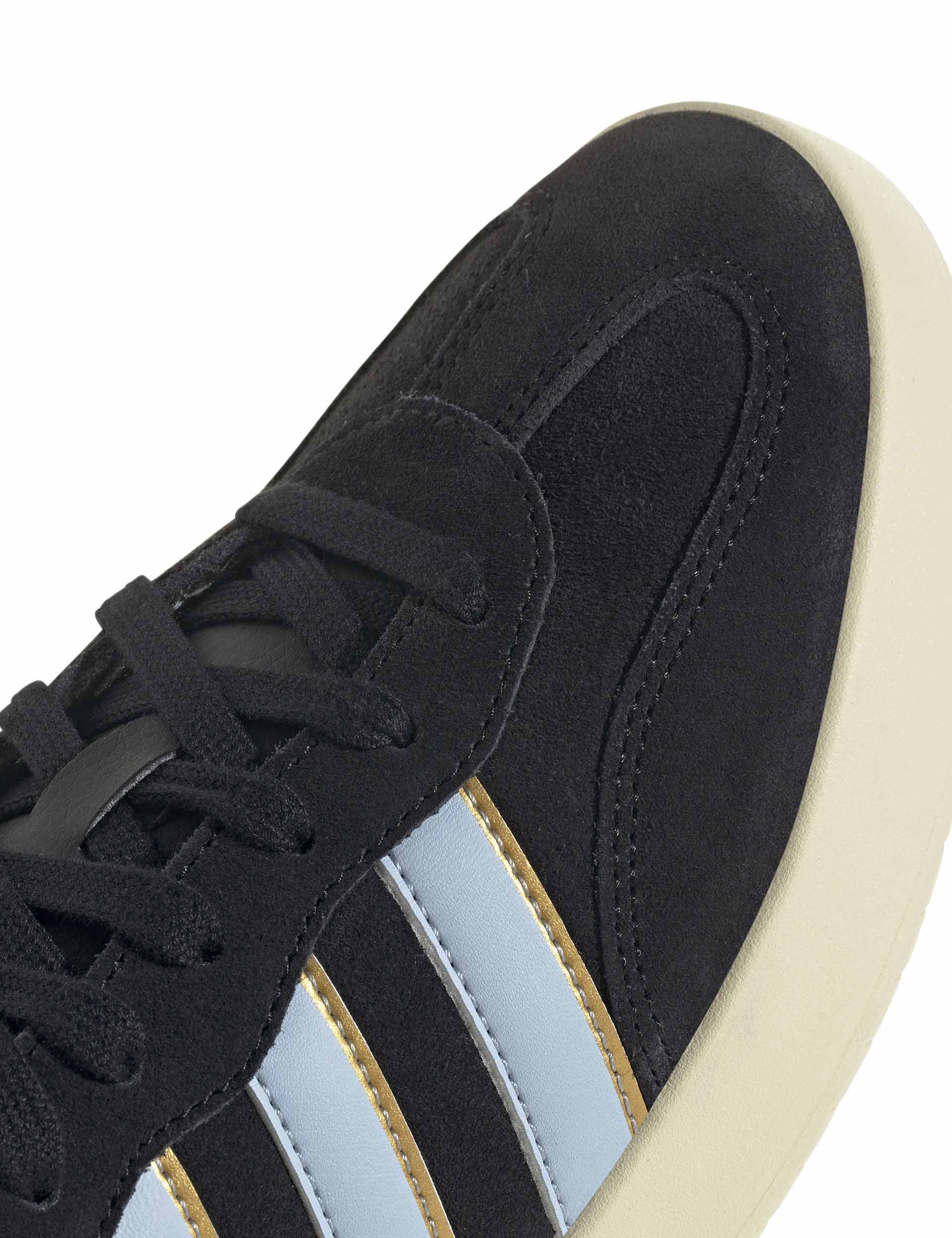 Barreda Shoes for Men & Women - Core Black, Wonder Blue, Gold Metallic Colors | Stylish & Comfortable Sneakers for Running, Walking & Casual Wear