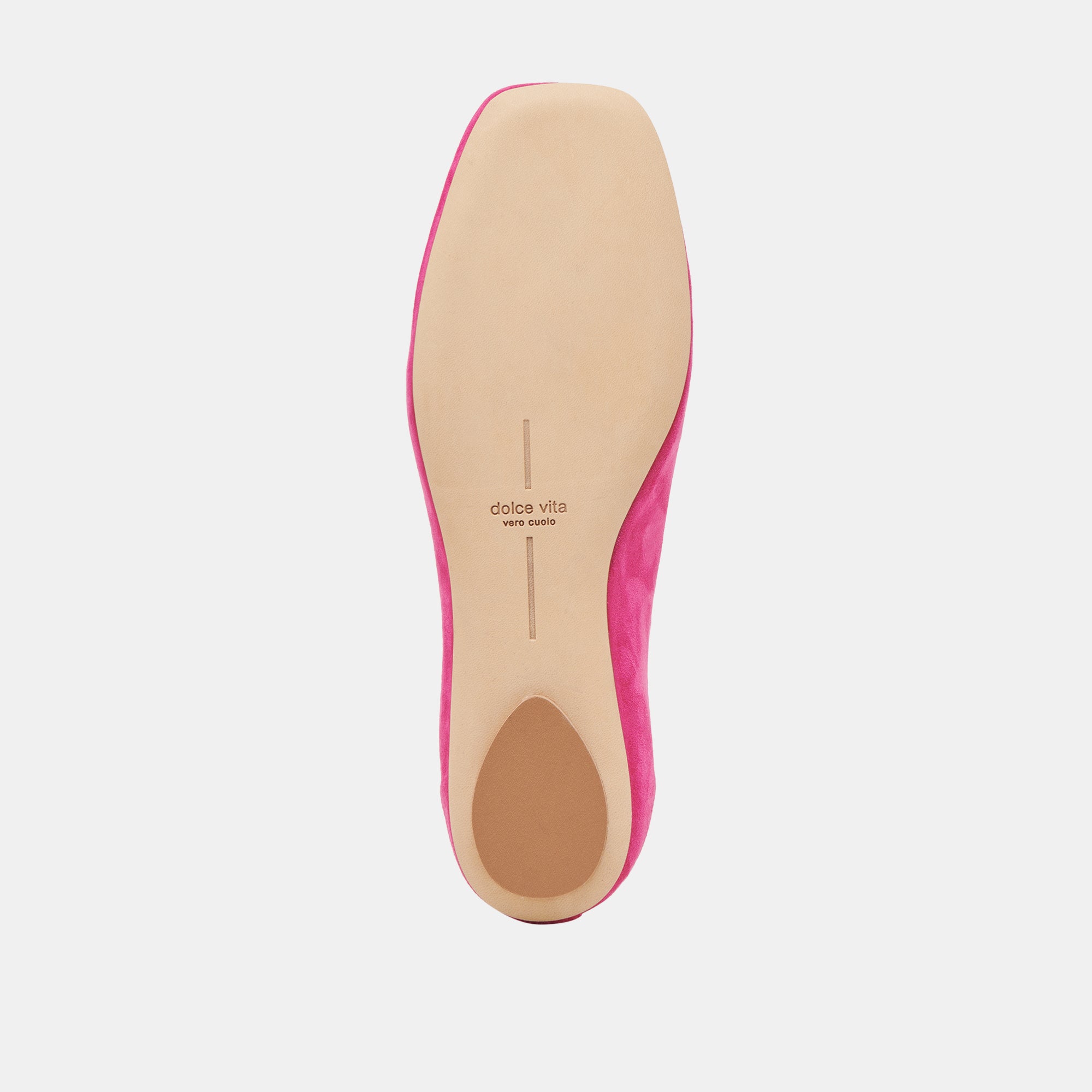 VINNIE Women's Ballet Flats - Fuchsia Suede Comfortable Slip-On Shoes for Casual Wear, Office & Travel