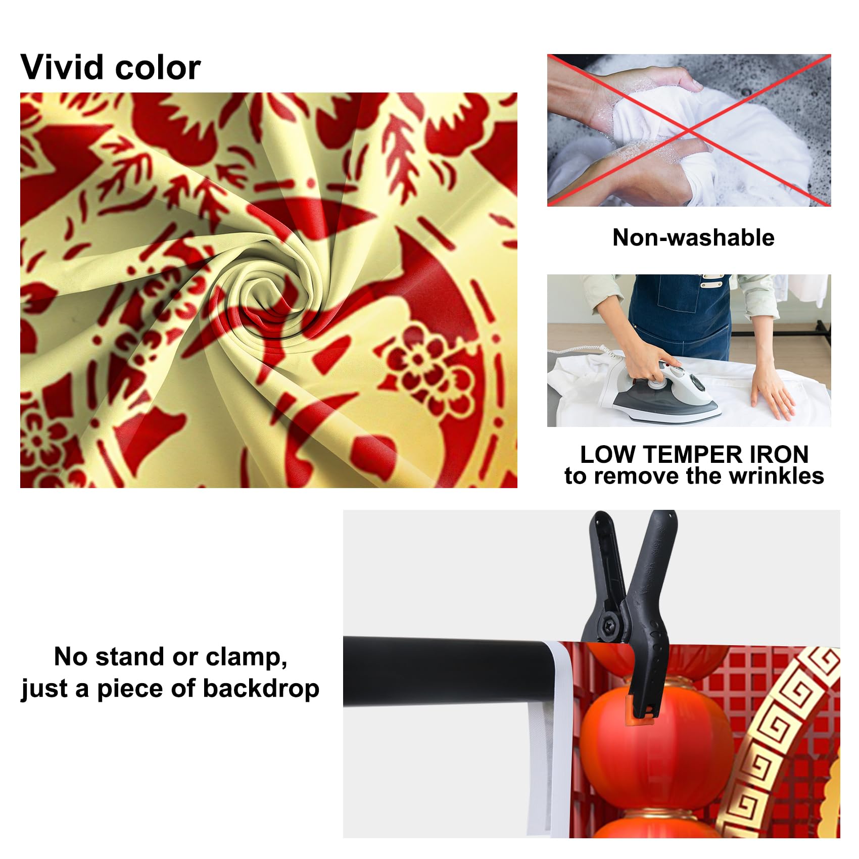 Baocicco 20x10ft Chinese New Year Backdrop 2025 - Red Year of The Snake Photography Background with Spring Festival Blessings | Perfect for Lunar New Year Parties, Family Photos & Social Media Content