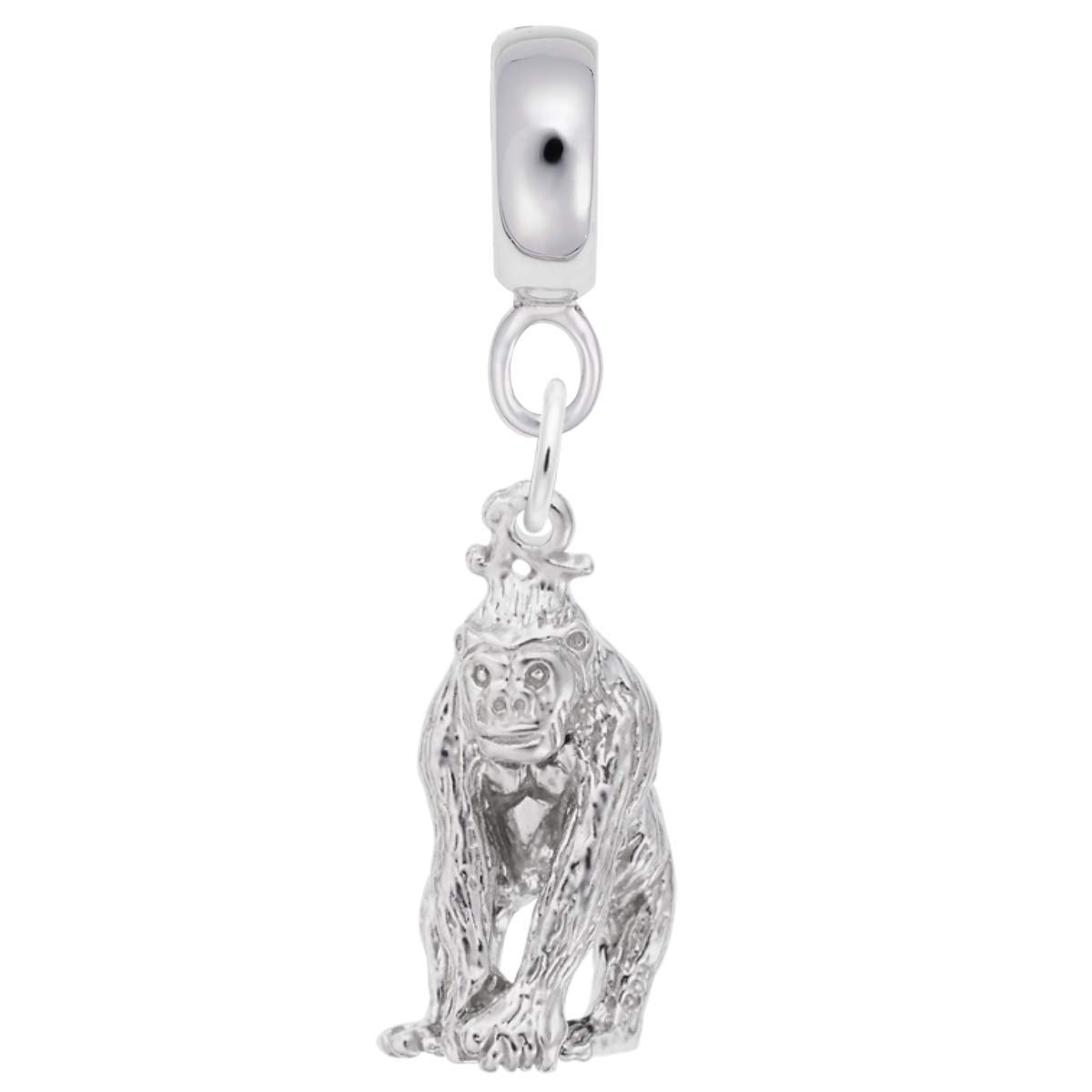 Gorilla Charm Dangle Beads for Jewelry Making - DIY Bracelet & Necklace Charms - Perfect for Handmade Gifts and Boho Fashion Accessories