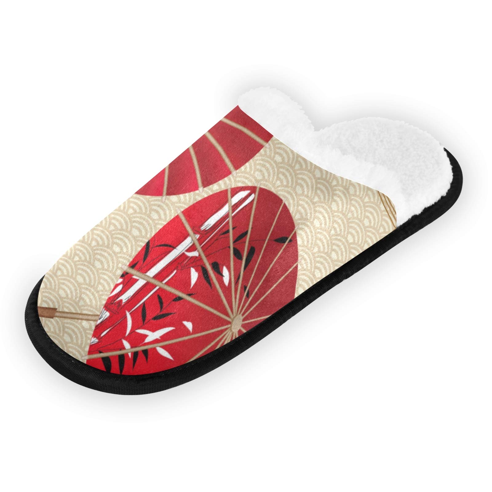 ALAZA Abstract Octopus Non-Slip House Slippers for Men & Women - Comfortable Indoor, Hotel, Spa, Travel & Bedroom Slippers for Home Use