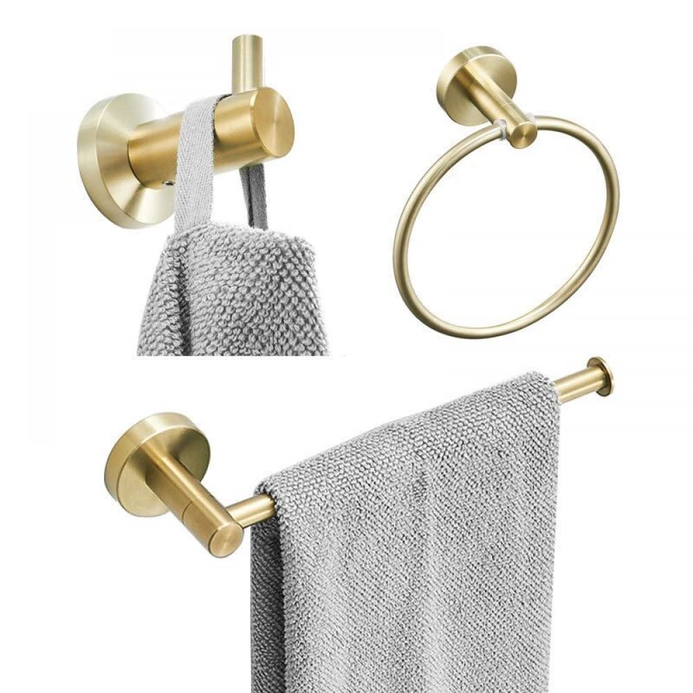 Rustproof 304 Stainless Steel Bathroom Accessories Set - Shower & Toilet Organizer