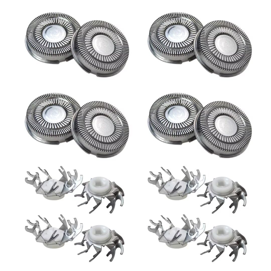 Xspeedonline 2-Pack (8 Blades) Replacement Razor Blades for Skull Shaver Pitbull Silver PRO & Platinum PRO - 4 Head Shaving System - Smooth Shave for Head, Face & Body - Perfect for Travel, Gym & Daily Grooming
