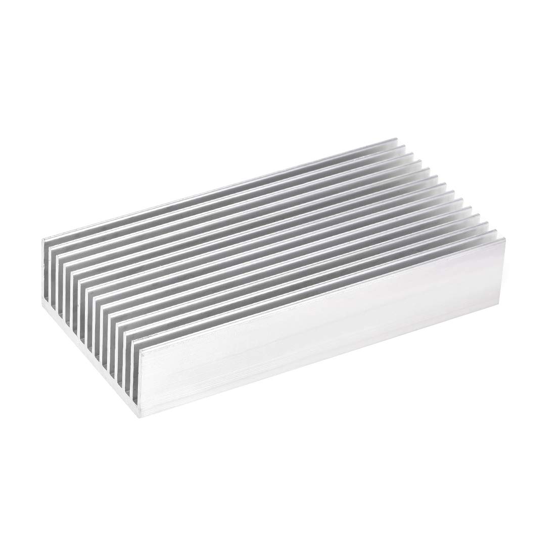 High-Performance Aluminum Heatsink for MOS GPU IC Chip Cooling - 100x50x20mm Silver Heat Sink - Perfect for PC Builds, Electronics Cooling & DIY Projects