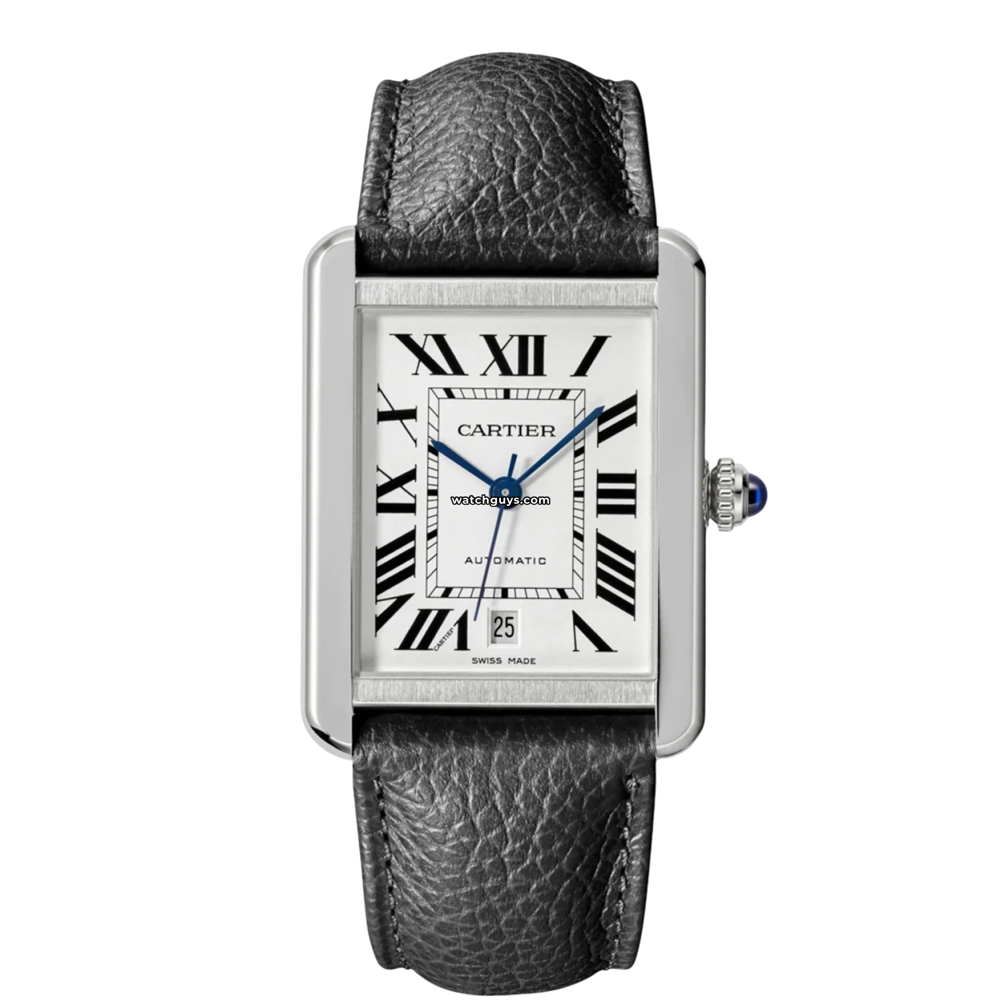 Cartier Tank XL WSTA0029 Luxury Men's Watch - Swiss Made Automatic Movement, Silver Dial, Stainless Steel Bracelet - Perfect for Business, Formal Events & Gifting
