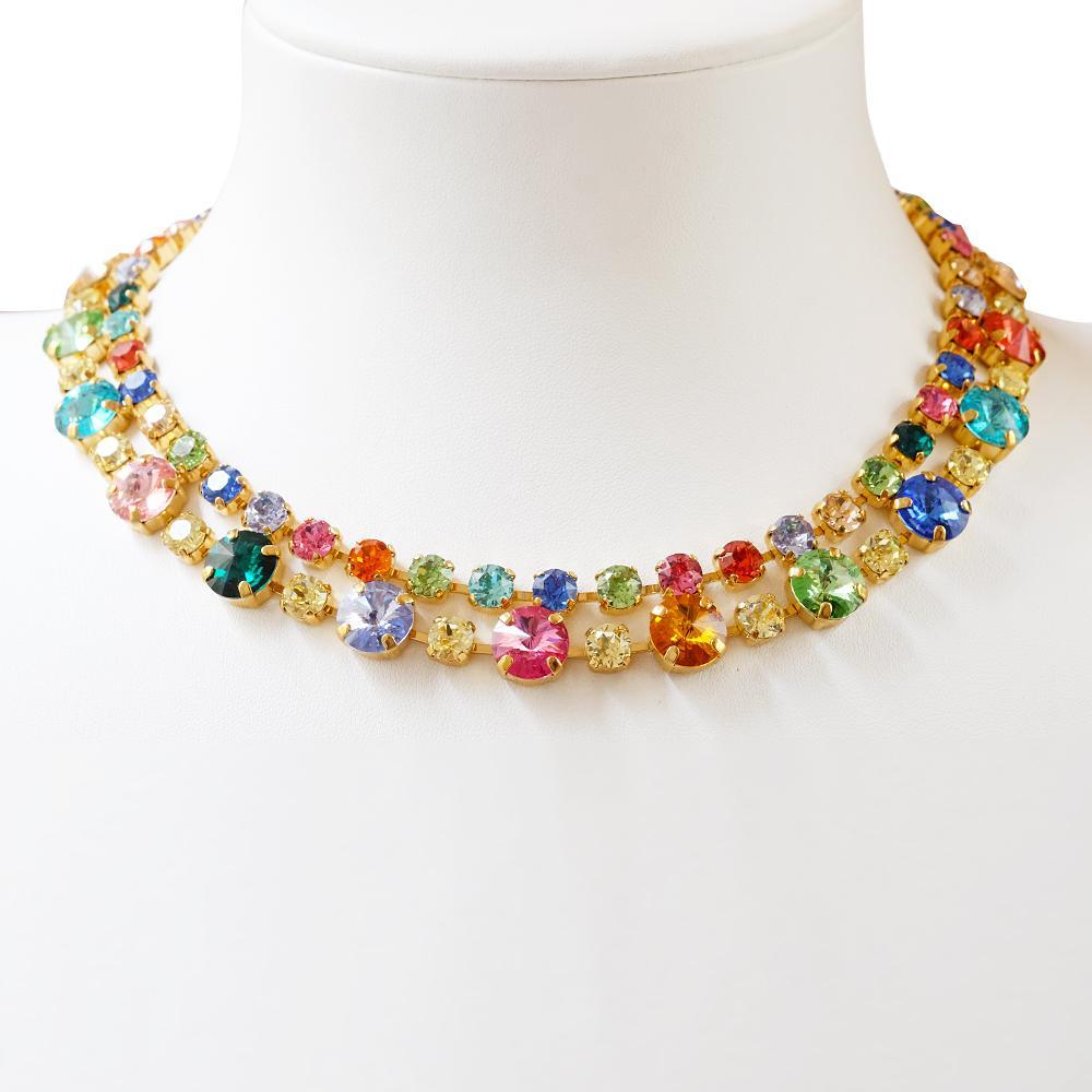 Pomona Necklace & Rainbow Combo - Elegant Handmade Jewelry Set for Women | Perfect for Parties, Weddings & Everyday Wear