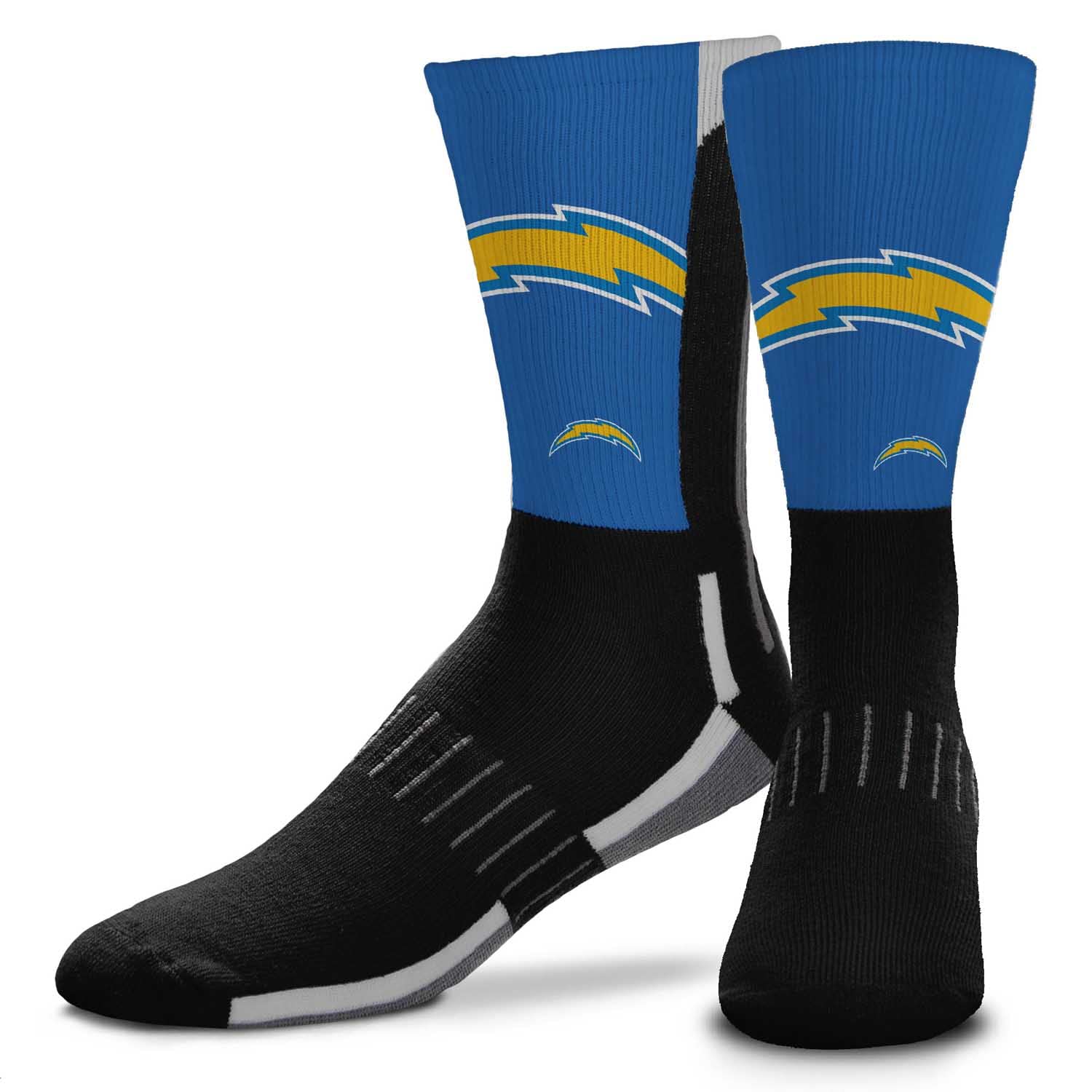 NFL Team Logo Adult Crew Socks for Men - Machine Washable Football Socks for Warm & Cold Weather - Comfortable Game Day Sports Apparel - Perfect for Football Fans, Tailgating and Casual Wear