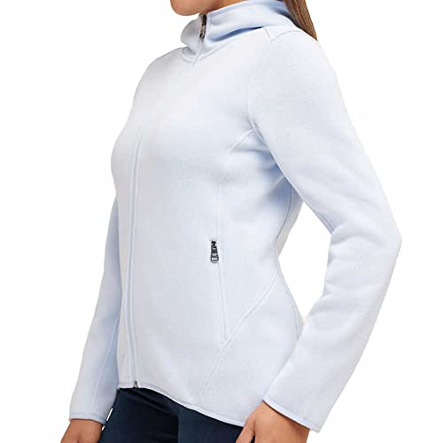 Andrew Marc Women's Fleece Jacket - Soft Warm Winter Coat, Blue, Size Large - Perfect for Outdoor Activities & Casual Wear