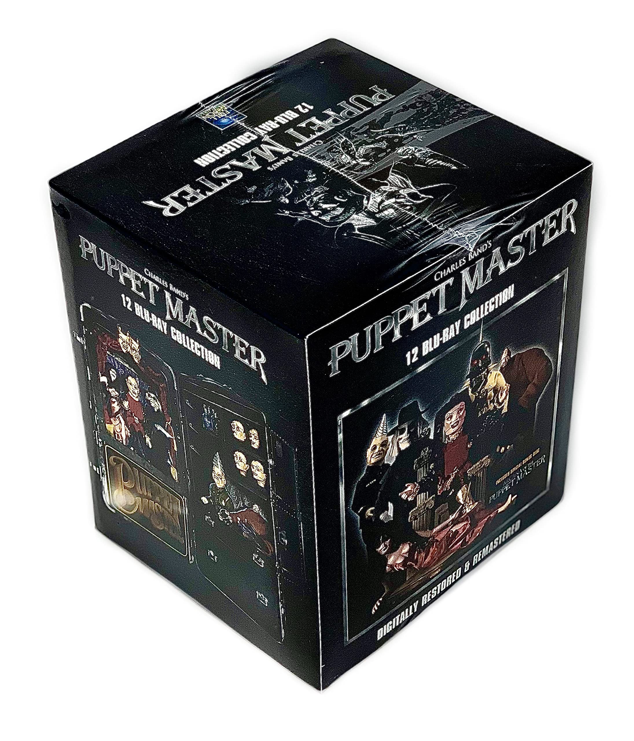 Puppet Master 12-Movie Blu-Ray Complete Box Set Collection - Horror Movie Series for Halloween Nights & Cult Film Enthusiasts