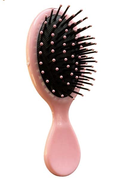 Alexvyan Cute Colorful Hair Comb Brushes for Kids & Teens - Soft Flexible Anti-Static Cartoon Airbag Massage Comb for Girls, Boys & Pets - Perfect for Curly, Straight, Long, Short, Wet & Dry Hair (Pink) - Great for Home, Travel & School Hair Care