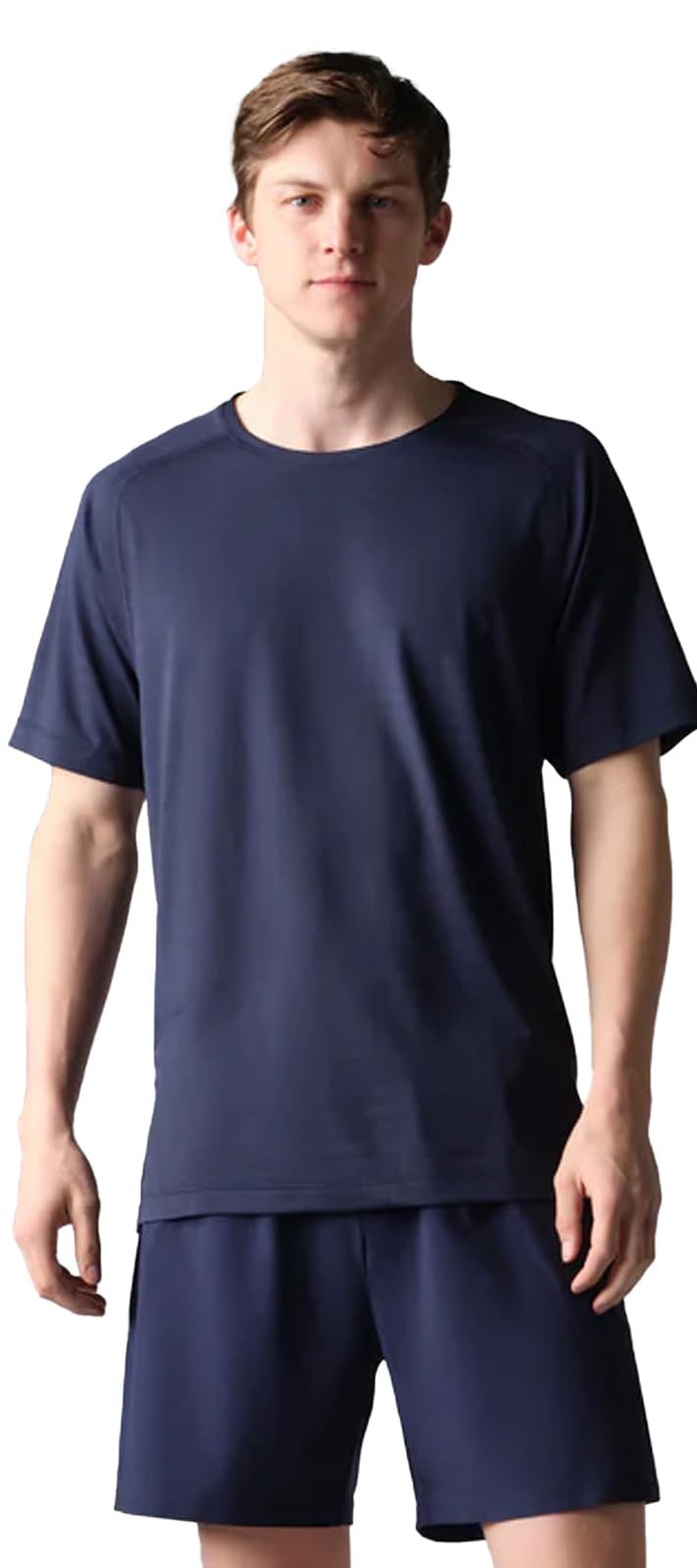 Rhone Swift Short Sleeve 2.0 Men's Performance Shirt - Moisture Wicking Running & Workout Top with Reflective Back Stripes - Ideal for Jogging, Gym Training & Outdoor Activities