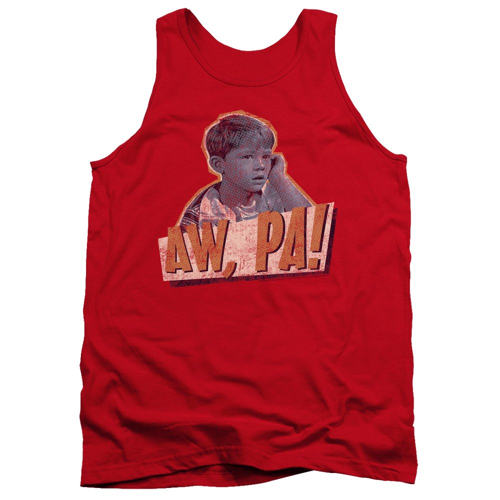 Vintage Andy Griffith 'Aw Pa' Unisex Tank Top for Men & Women - Casual Summer Wear, Beach Outfits, and Retro Fan Gifts