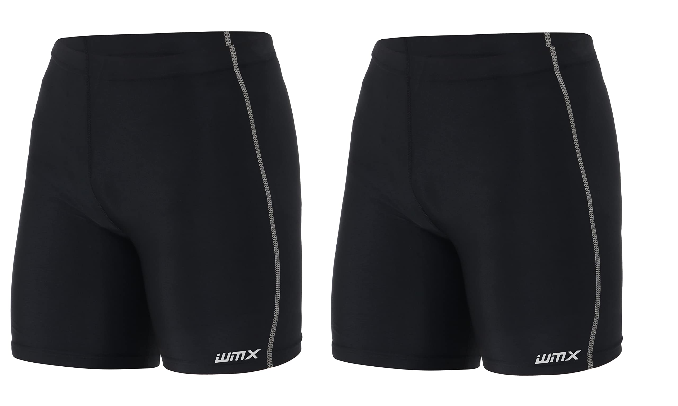 WMX Sport Men's Performance Compression Shorts - Breathable Workout Running Gym Shorts for Activewear & Training - Perfect for Running, Cycling, Basketball & Fitness