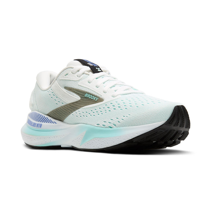 Women's Adrenaline GTS 24 Running Shoes - White/Limpet Shell/Amparo - Lightweight Support for Jogging, Training & Gym Workouts