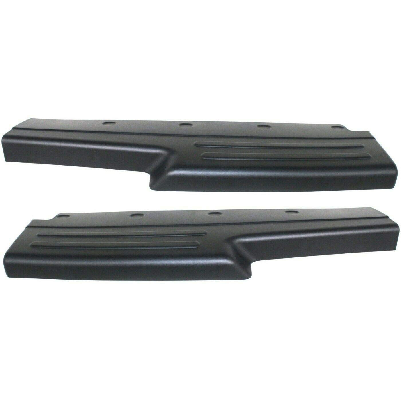 2002-2007 Jeep Liberty Rear Bumper Step Pads - 2pc Black Plastic Replacement Set (Left & Right) 55155997AD CH1191109 - Perfect for Off-Road Protection & Easy Entry/Exit