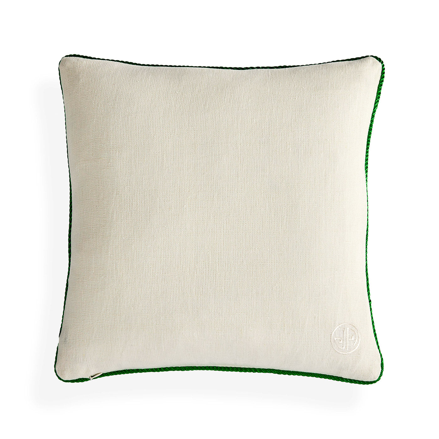 Pompidou Green Quatrefoil Decorative Throw Pillow Cover - Bohemian Home Decor for Living Room, Bedroom & Sofa