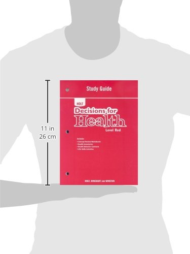 Decisions for Health: Level Red Study Guide - Essential Health Education Resource for Students & Teachers | Perfect for Classrooms & Self-Study
