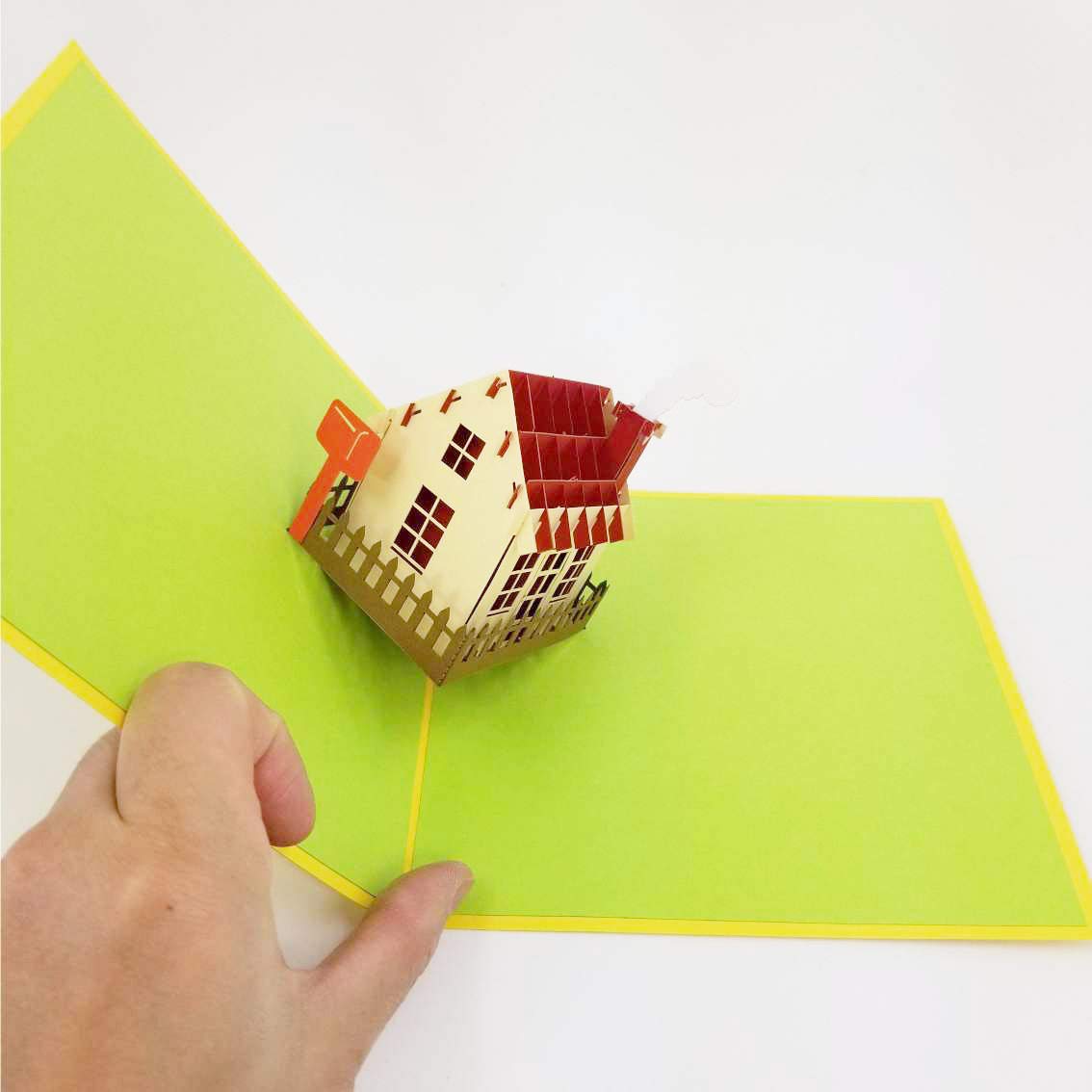 3D Pop Up House Greeting Card for All Occasions - New Home Gift, Housewarming Present, Realtor Closing Gift, Moving In Celebration Card | Perfect for Housewarming Parties, Congratulations & Special Moments