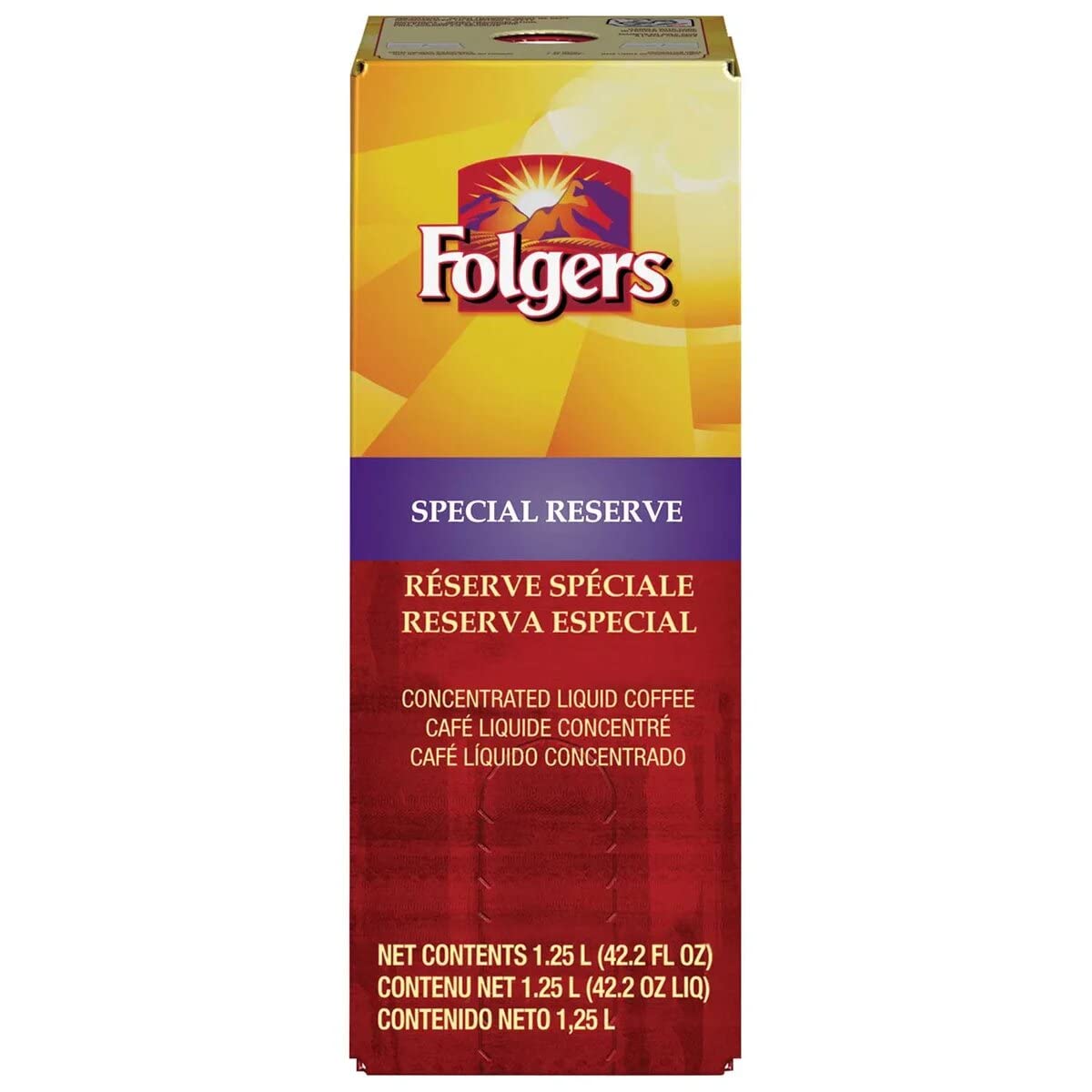 Folgers Special Reserve Coffee, 1.25 Liter (2 Cartons) - Premium Ground Coffee for Home & Office - Perfect for Morning Brew, Afternoon Pick-Me-Up & Entertaining Guests