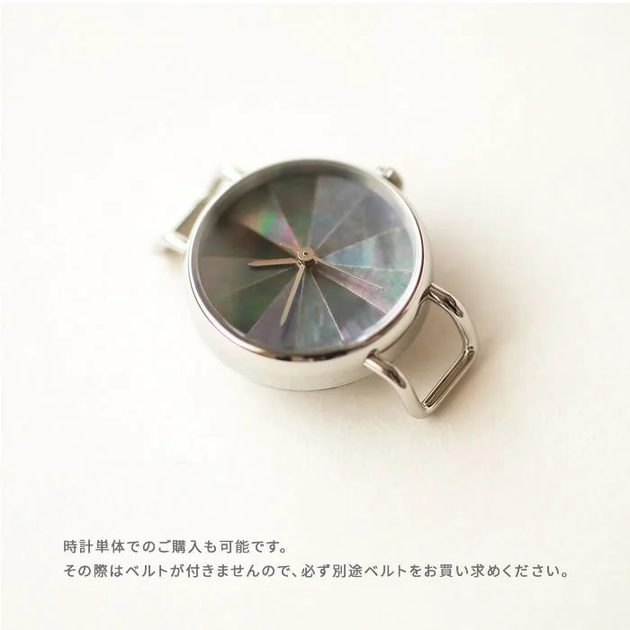 Elegant Women's Black Lip Oyster Pearl Shell Wristwatch - Japanese Handmade Luxury Watch for Formal Events & Special Occasions
