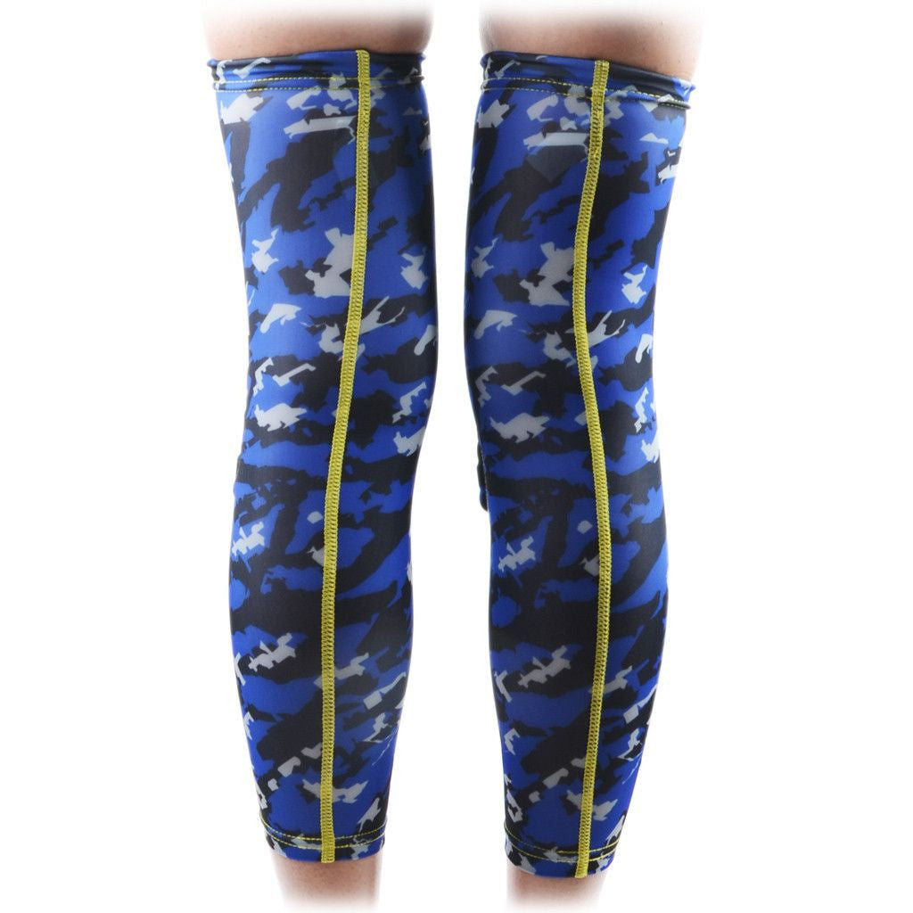 Best Camouflage Knee Sleeves for Men & Women - Long Leg Compression Support for Running, Basketball & Workout - Pain Relief & Joint Protection