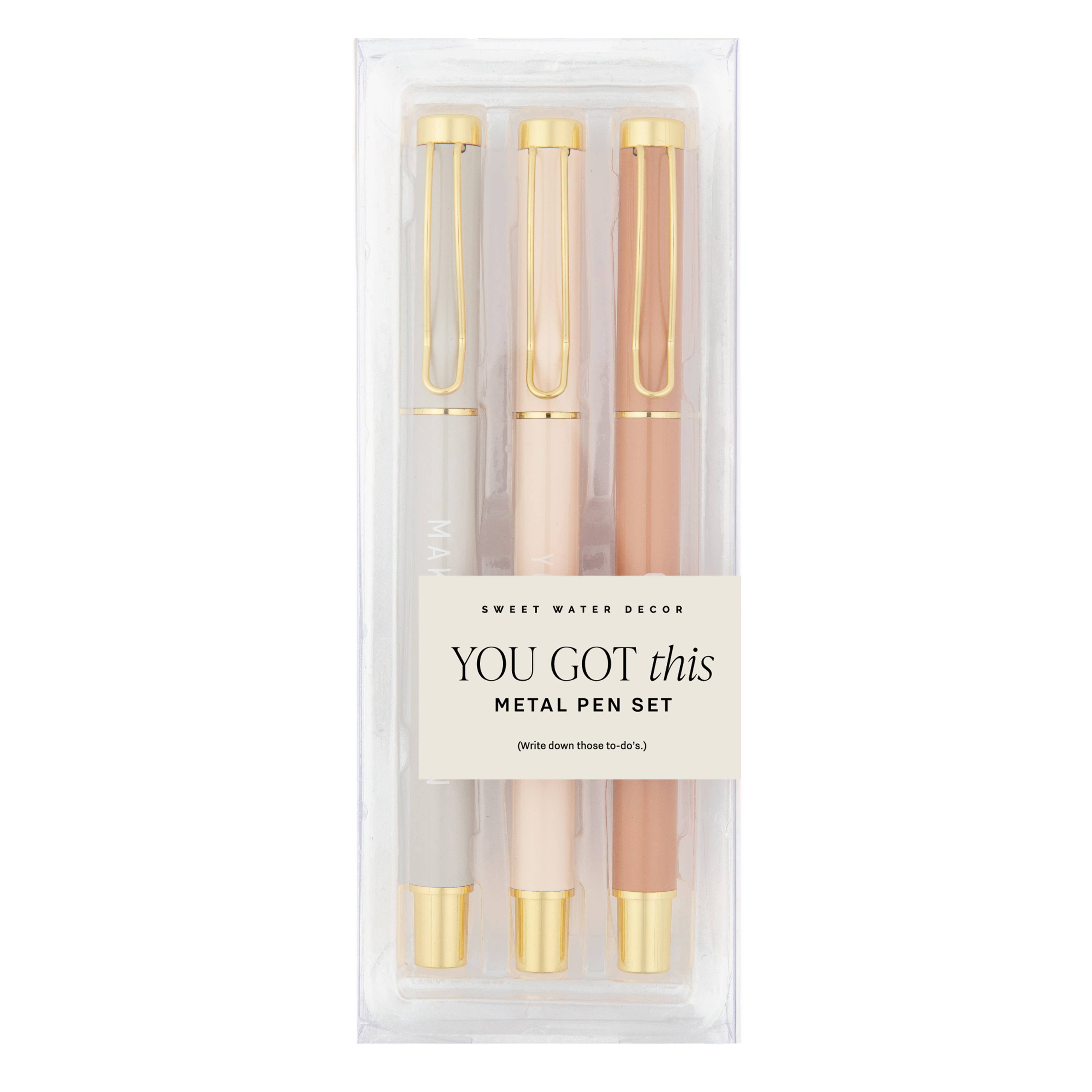 Premium Metal Pen Set - Elegant & Durable Writing Pens for Office, School & Gifts - Smooth Ink Flow for Note Taking, Journaling & Professional Use