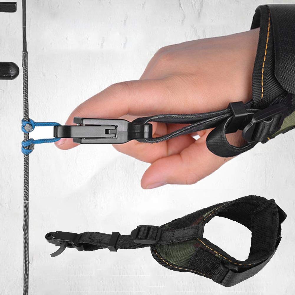 1 Pc Archery Arrow Release Aid - Portable Aluminum Alloy Hunting Release for Bow Shooting | Perfect for Target Practice & Outdoor Hunting Accessories
