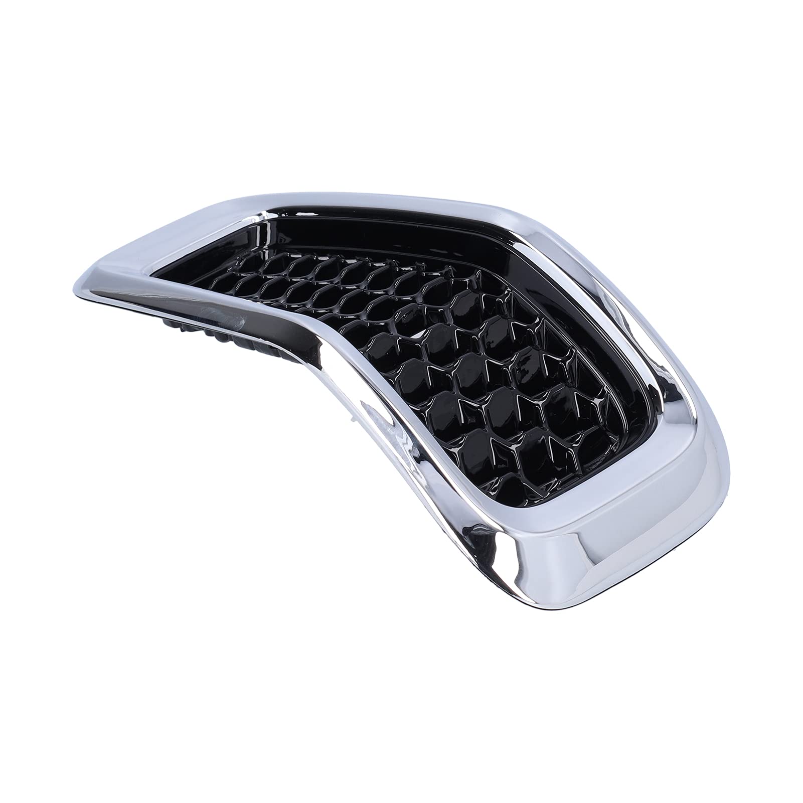 7-Piece ABS Front Grille Insert with Chrome Frame - Compatible with Jeep Cherokee 2014-2018 | Durable Grill Guard Trim Accessory for Off-Road Protection & Style Enhancement
