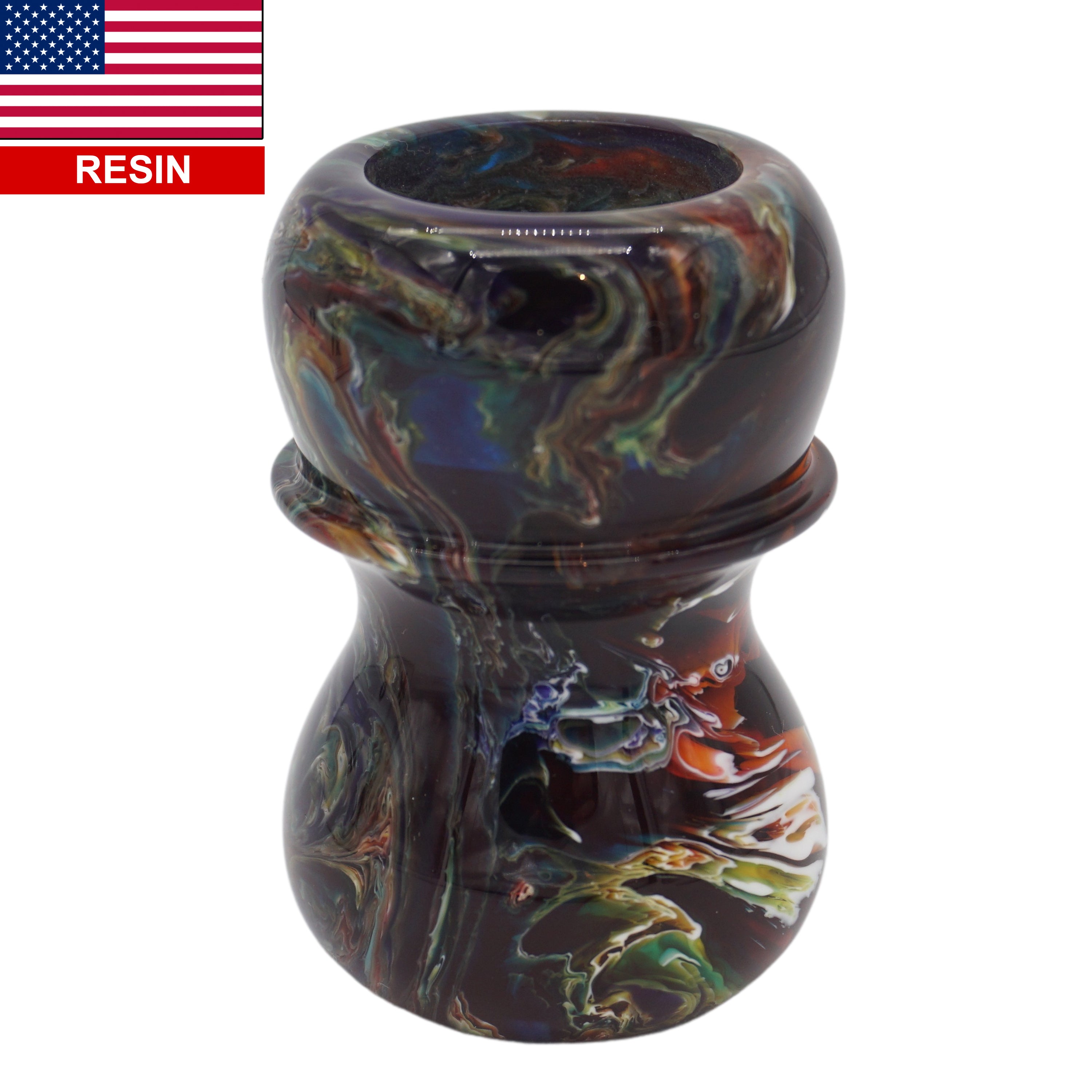 Premium Handcrafted Spring Shaving Brush Handle - Fits 24mm & 26mm Knots - Perfect for Wet Shaving & Grooming Gifts for Men