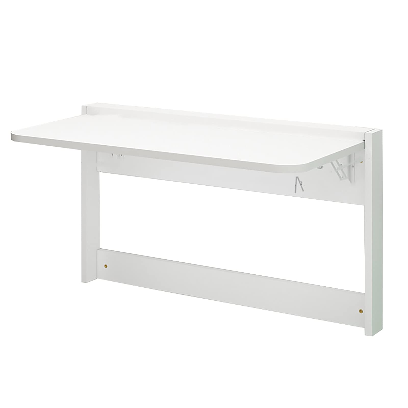 Space-Saving Wall-Mounted Floating Desk - Multifunctional Foldable Computer Desk with 60KG Capacity for Home Office, Living Room & Bedroom | Perfect for Small Spaces, Dorm Rooms & Workstations