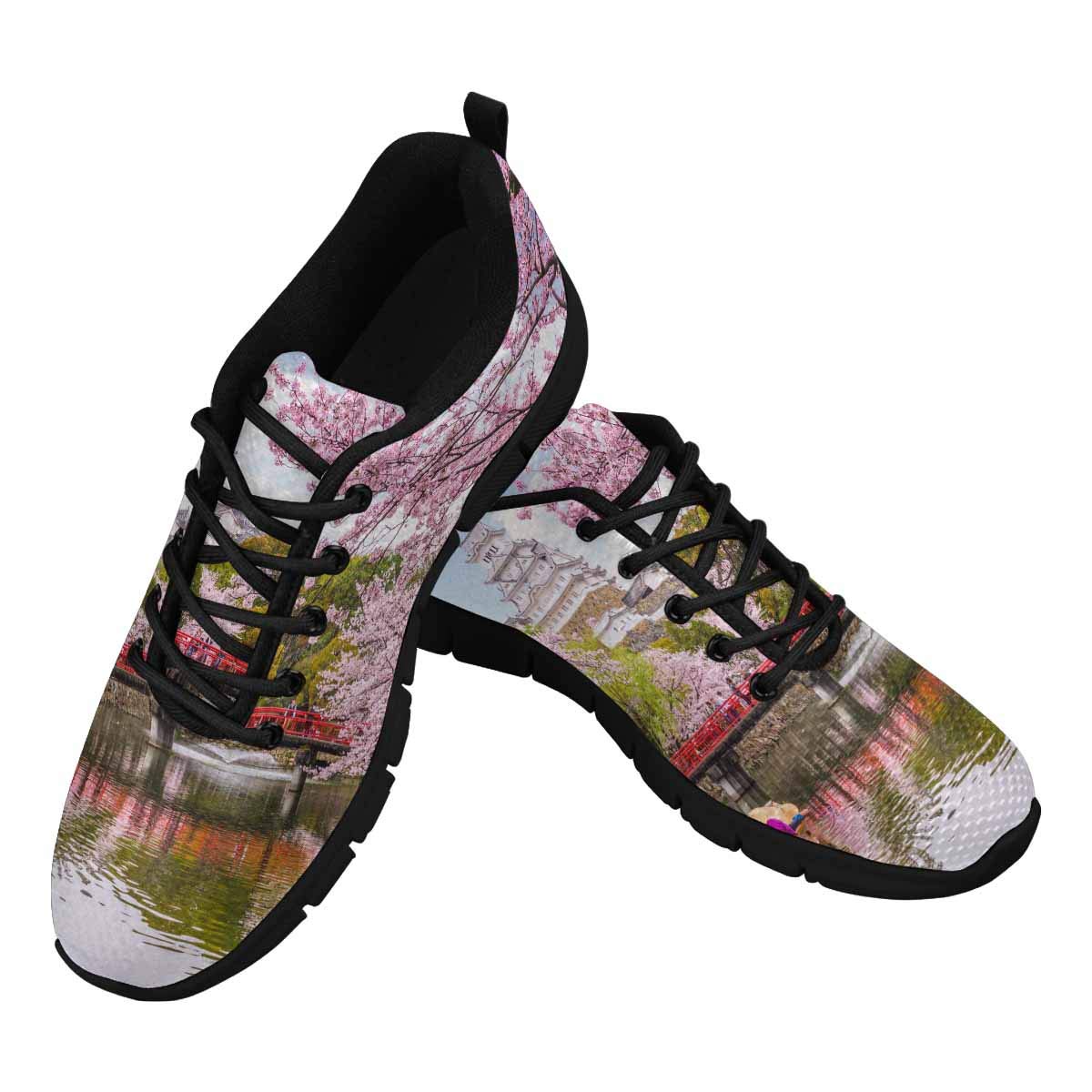 InterestPrint Castle in Spring Women's Walking Shoes - Comfortable Lightweight Sneakers for Work, Casual & Travel | Perfect for Outdoor Activities, Daily Commute & Walking Comfort